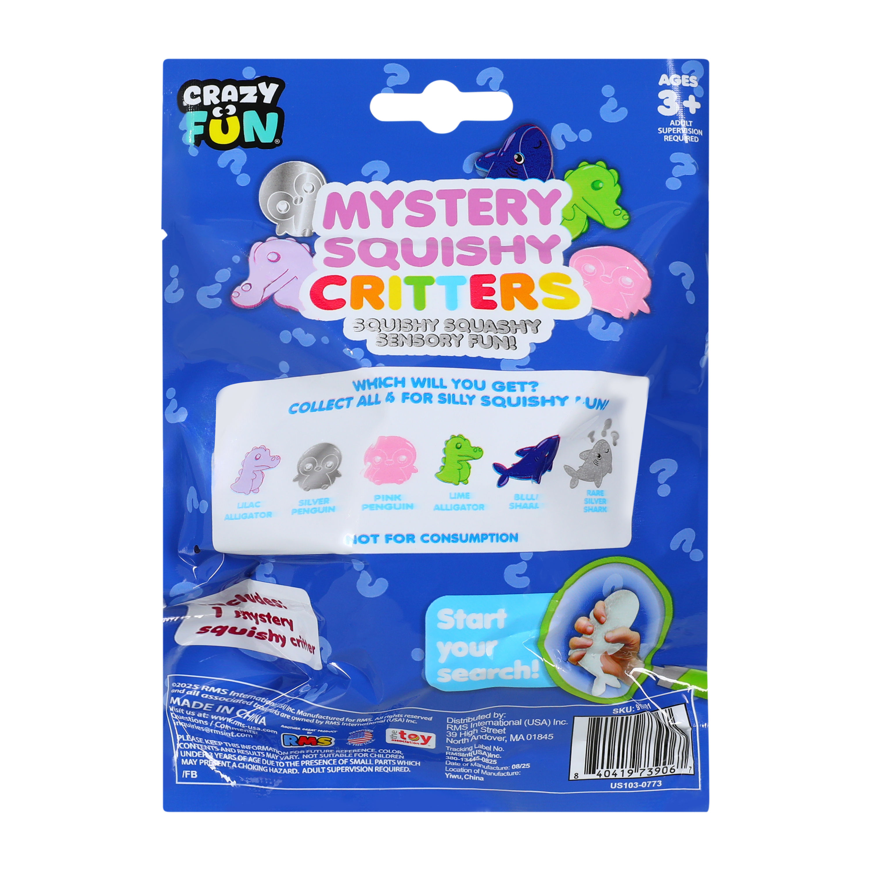 Crazy Fun® Mystery Squishy Critters Set