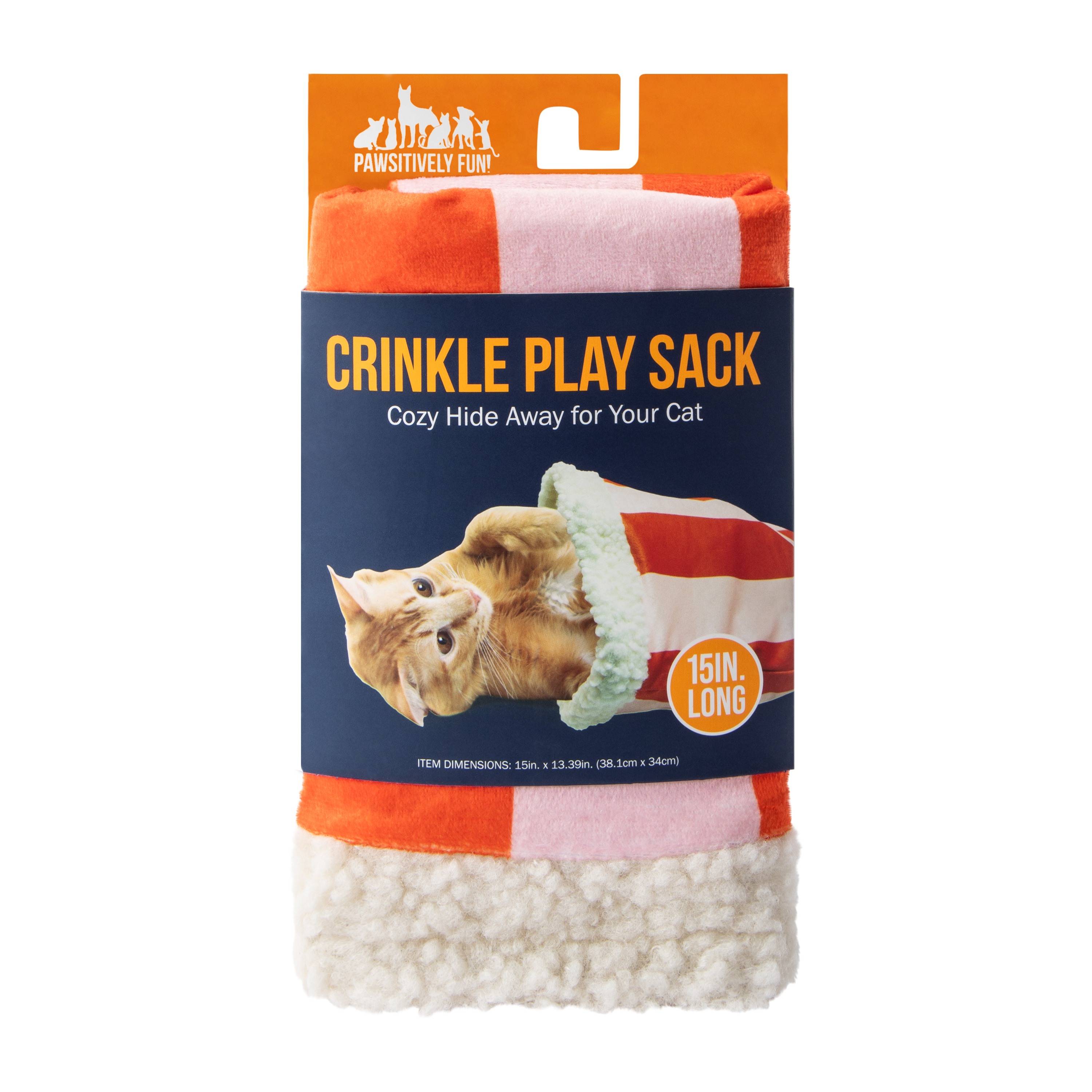 Pet Crinkle Play Sack