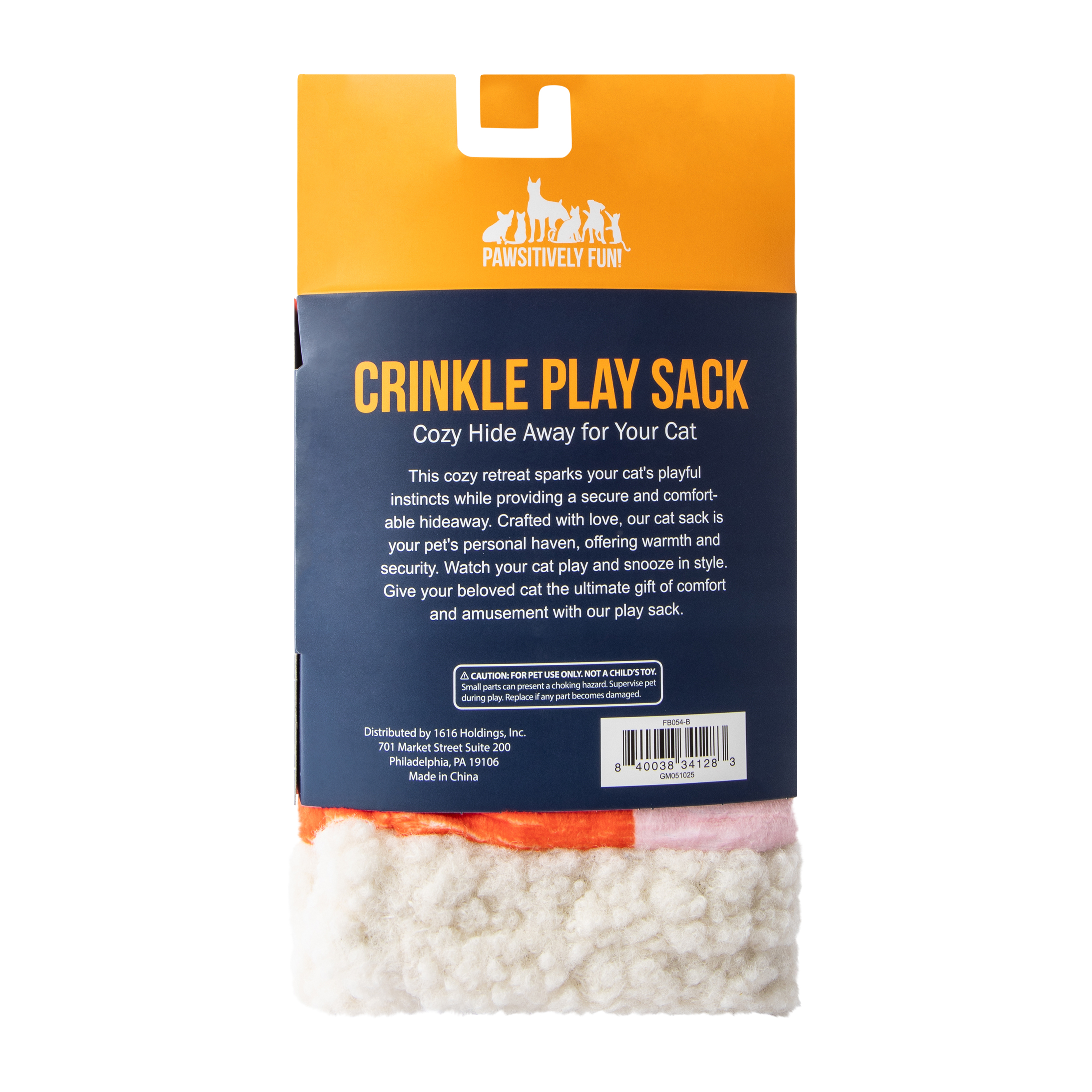 Pet Crinkle Play Sack