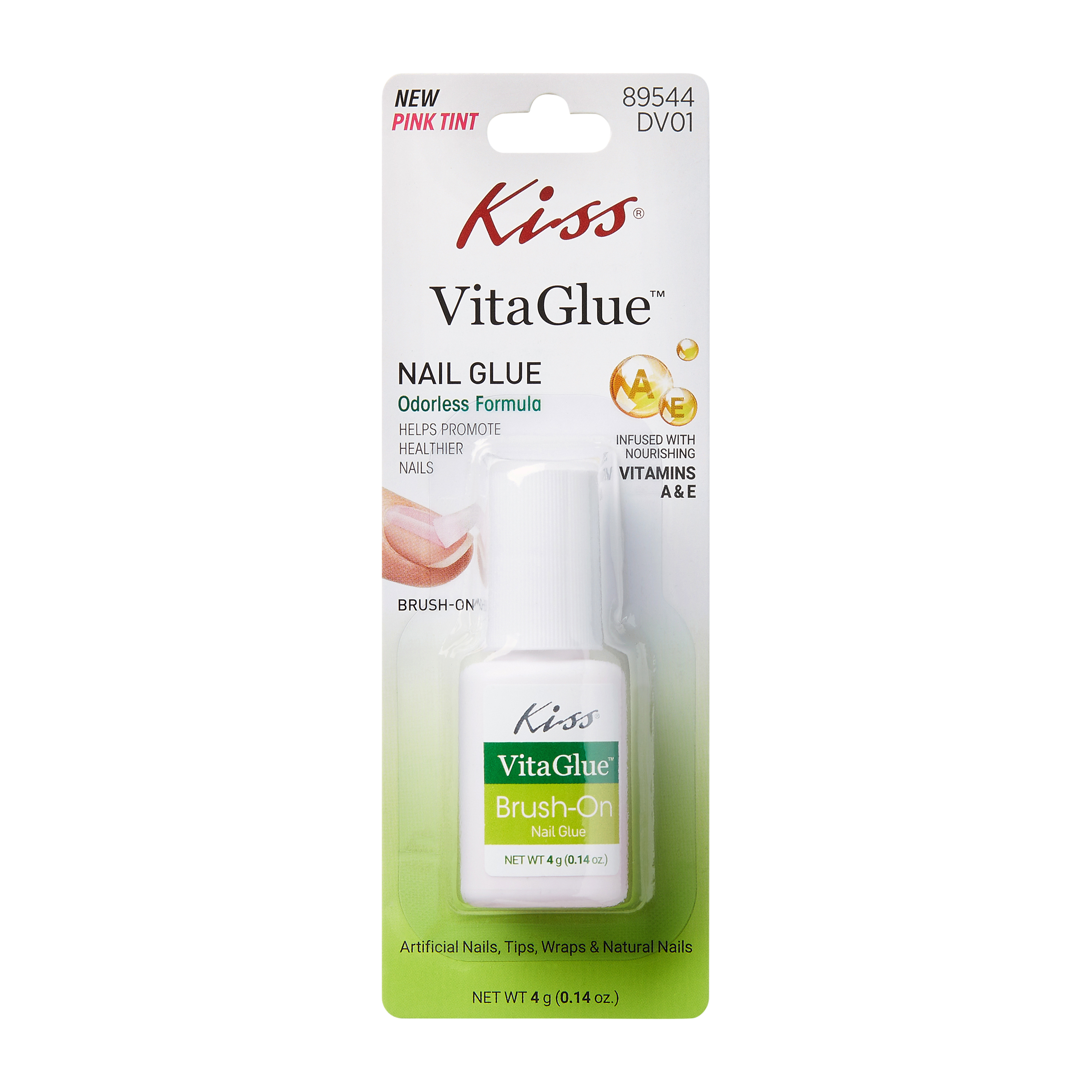 Kiss® VitaGlue™ Nail Glue 0.14oz
