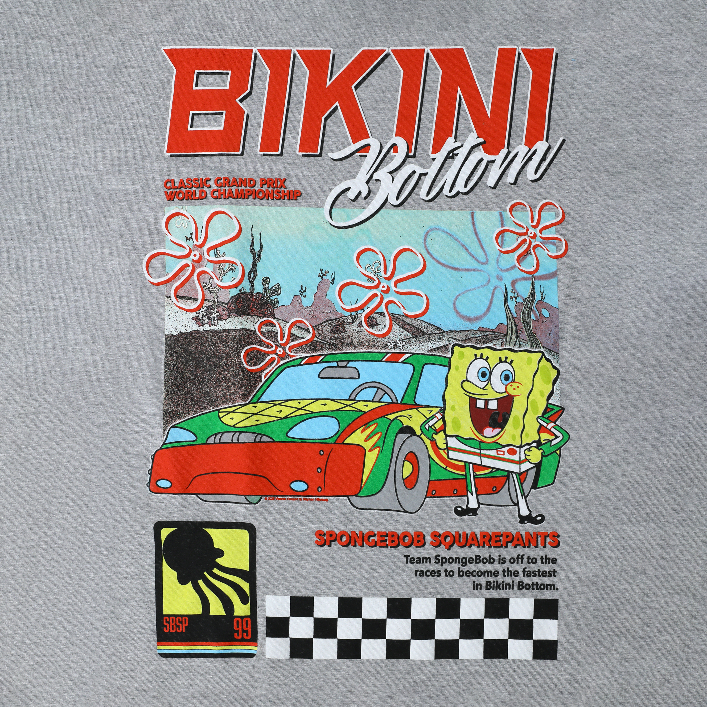 Bikini Bottom Grand Prix World Champion Graphic Tee