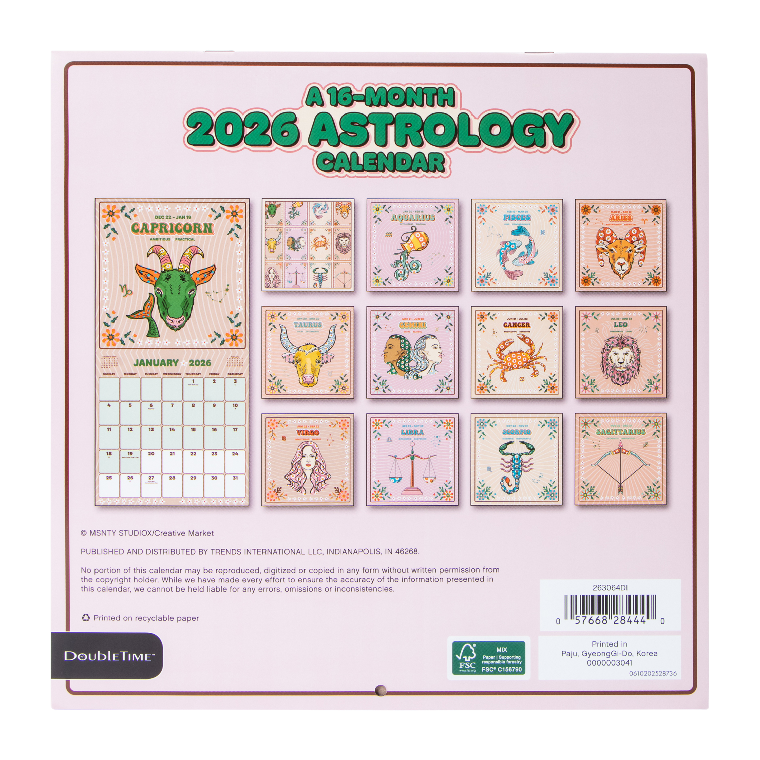 Licensed 2026 Calendar