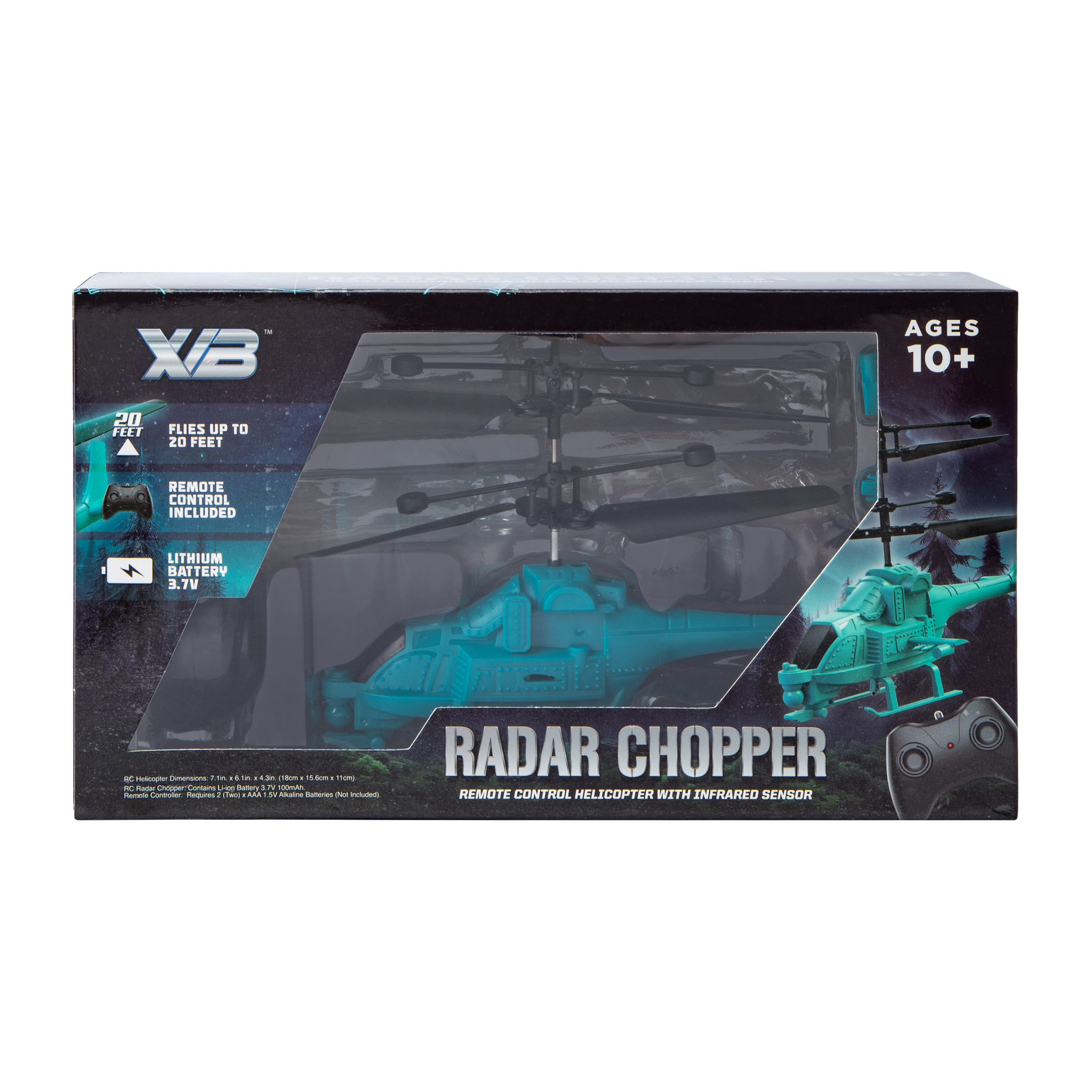 XVB™ Radar Chopper Remote Control Helicopter With Infrared Sensor