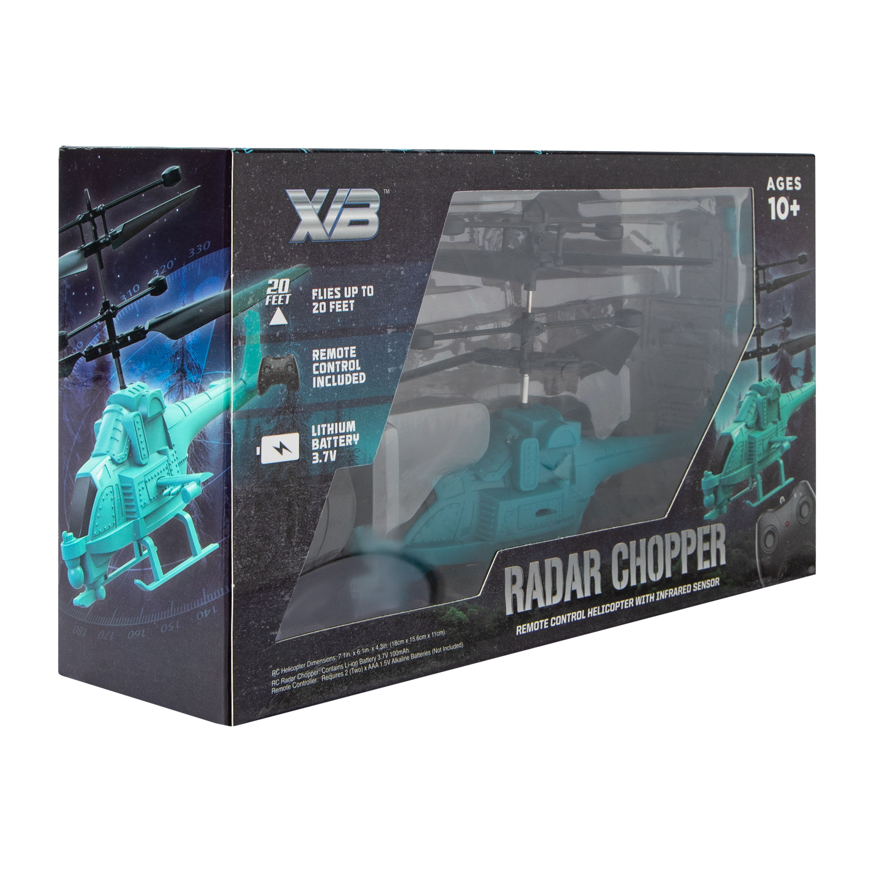 XVB™ Radar Chopper Remote Control Helicopter With Infrared Sensor
