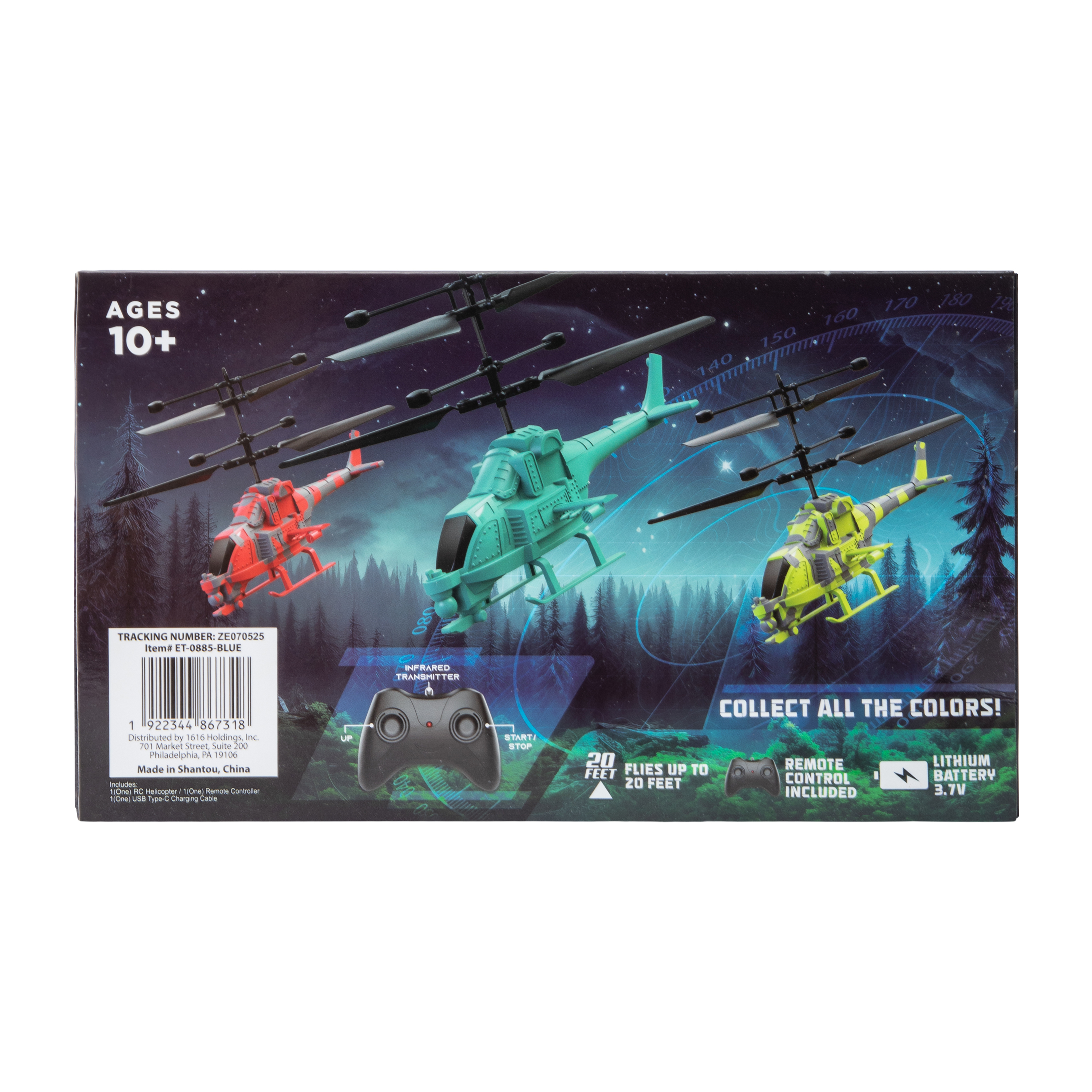 XVB™ Radar Chopper Remote Control Helicopter With Infrared Sensor