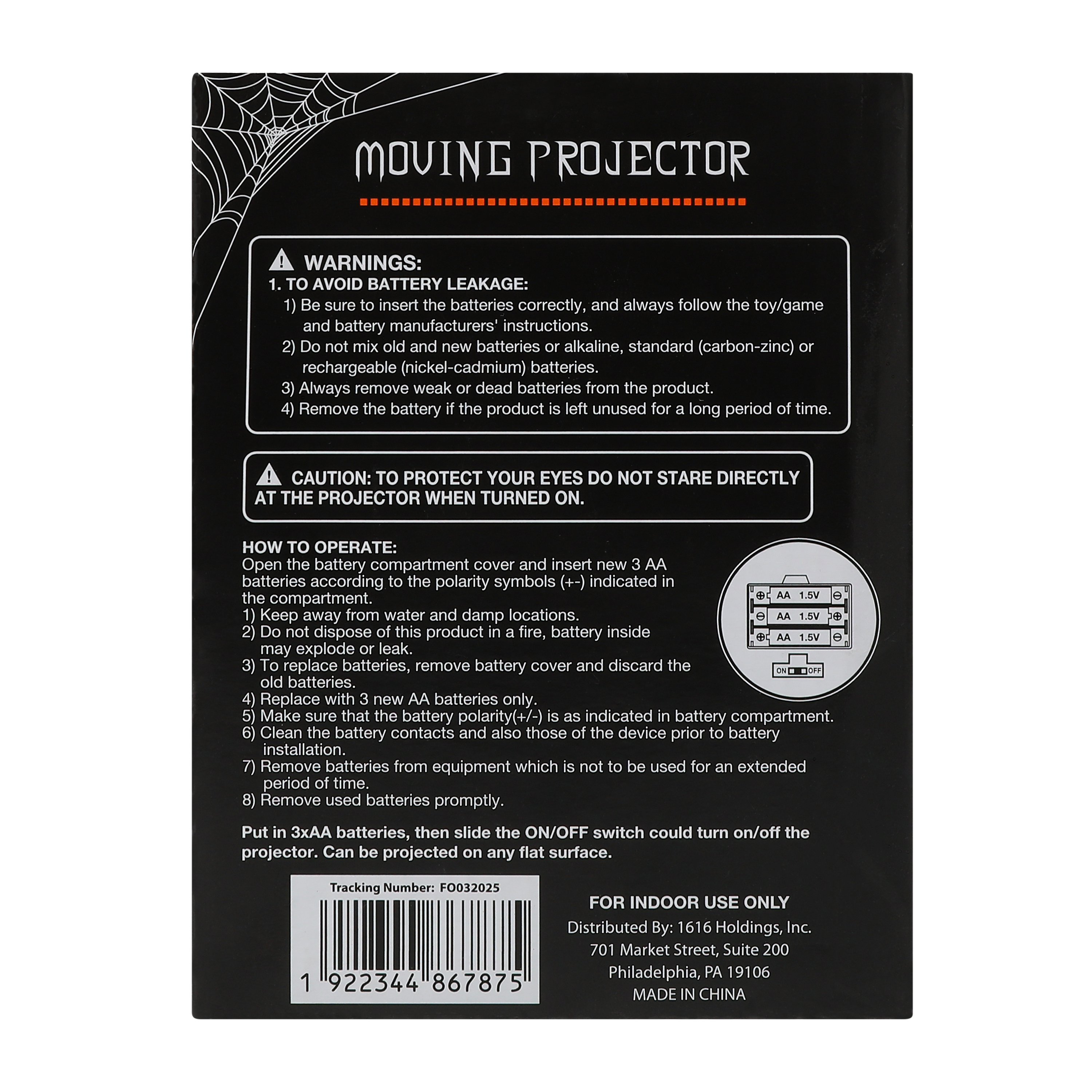 Halloween Moving Projector