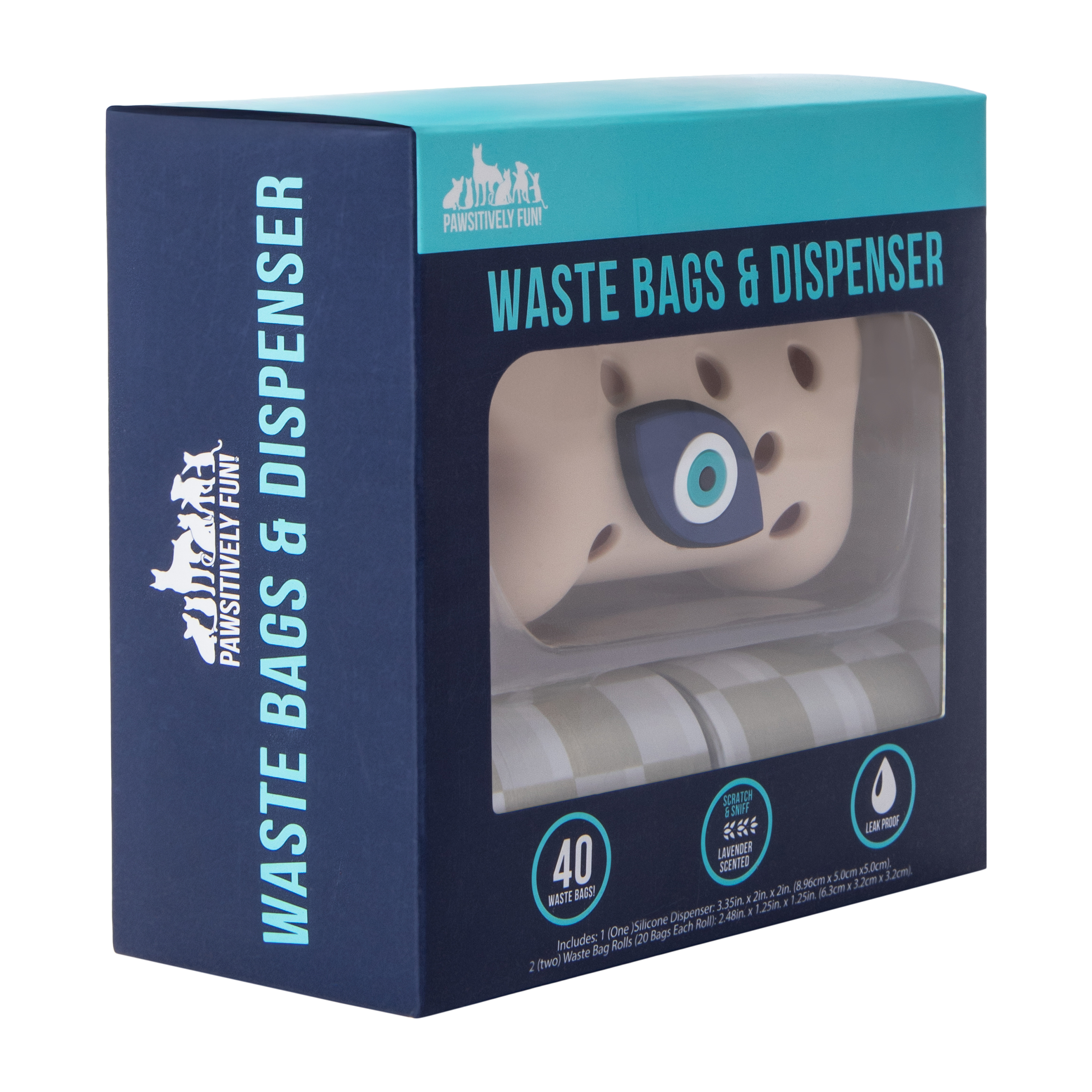 Pawsitively Fun! Waste Bags & Dispenser Set