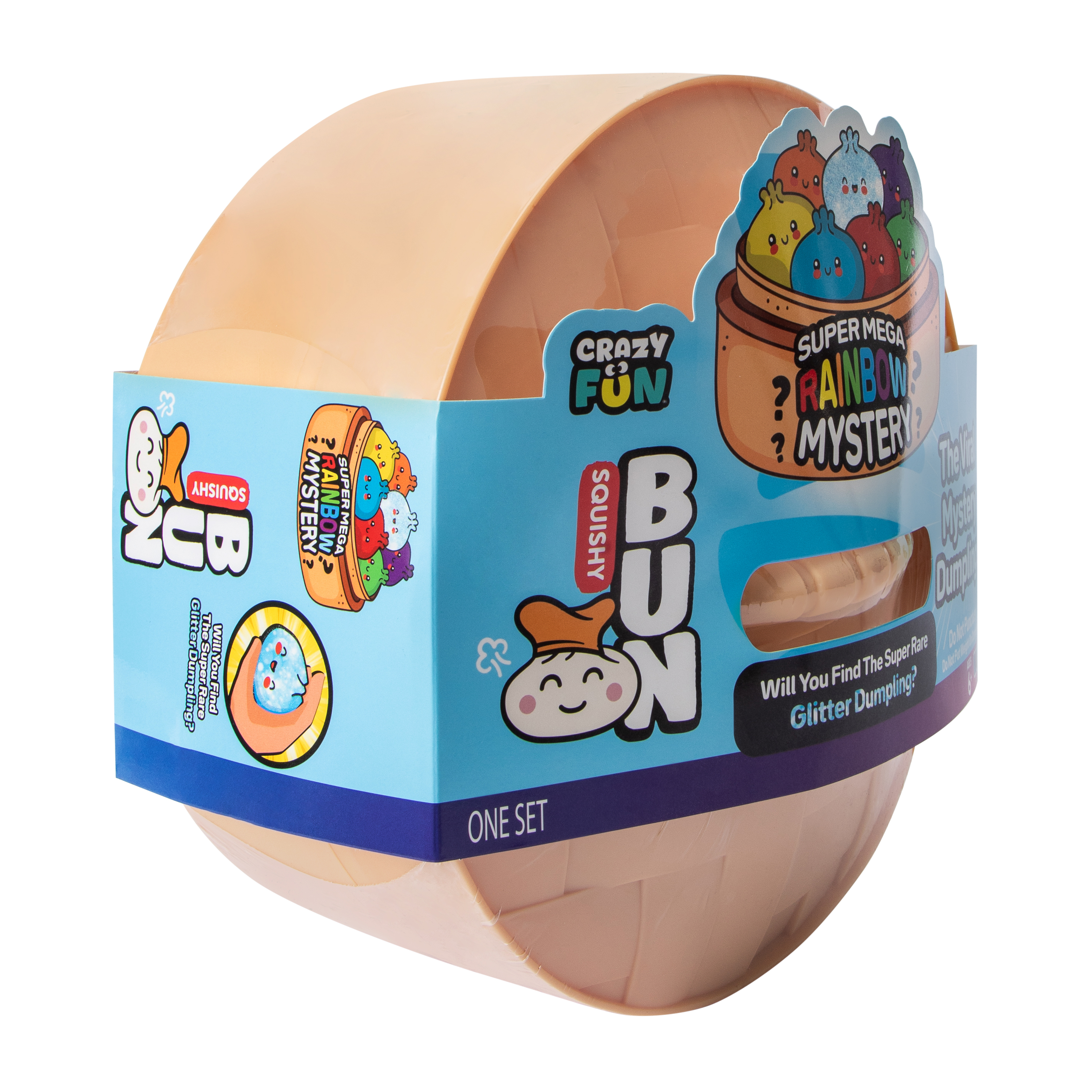 Super Mega Rainbow Mystery Squishy Bun Set (Styles May Vary)