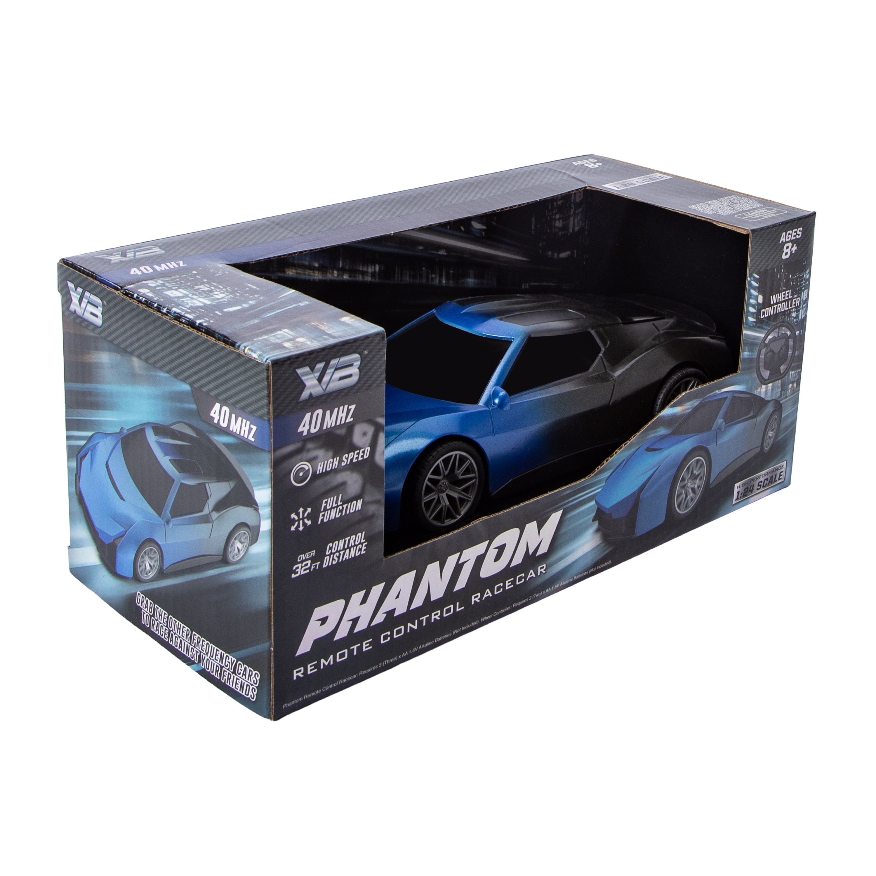 XVB™ Phantom Remote Control Racecar 1:24