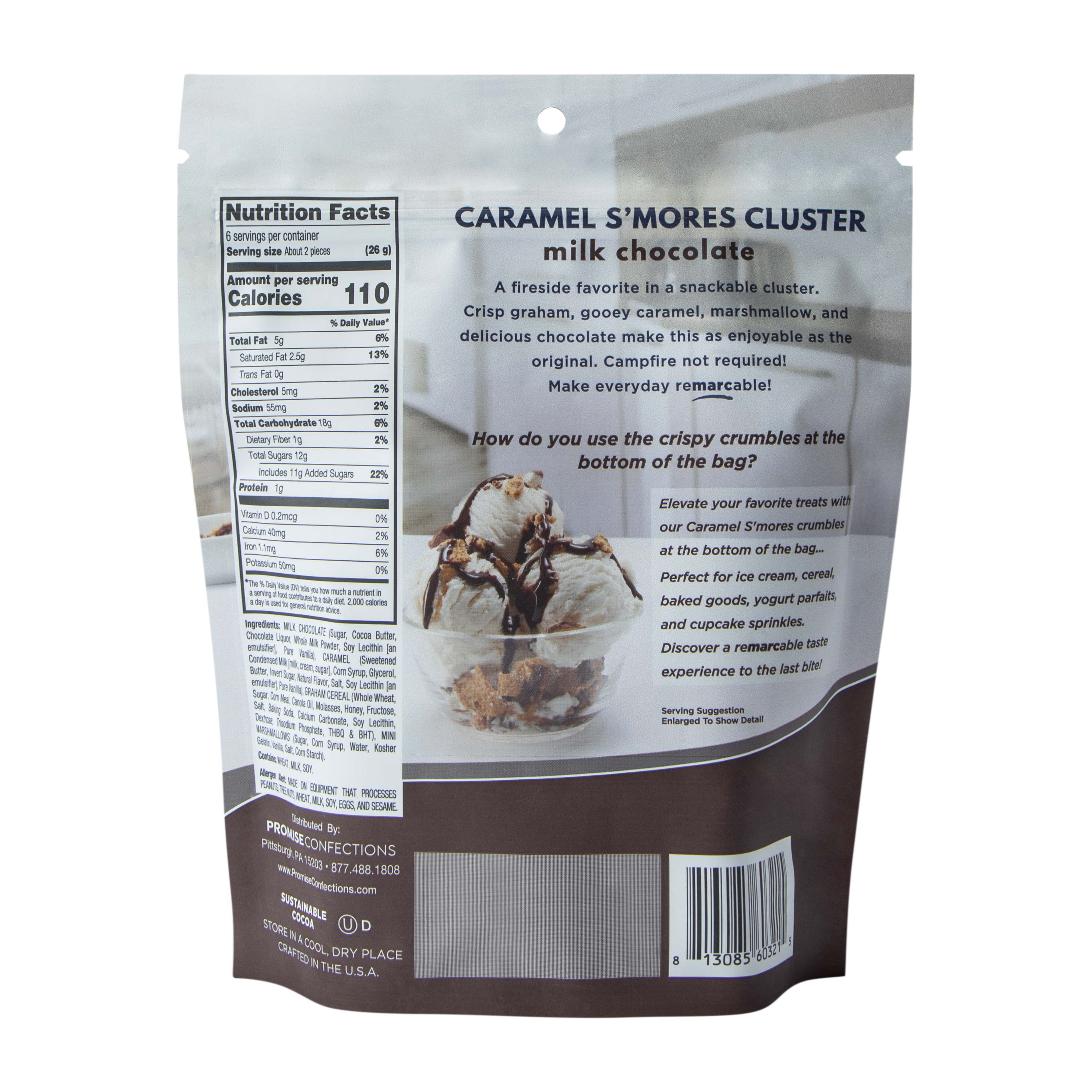 Snappers® Caramel S'mores Cluster 5.5oz