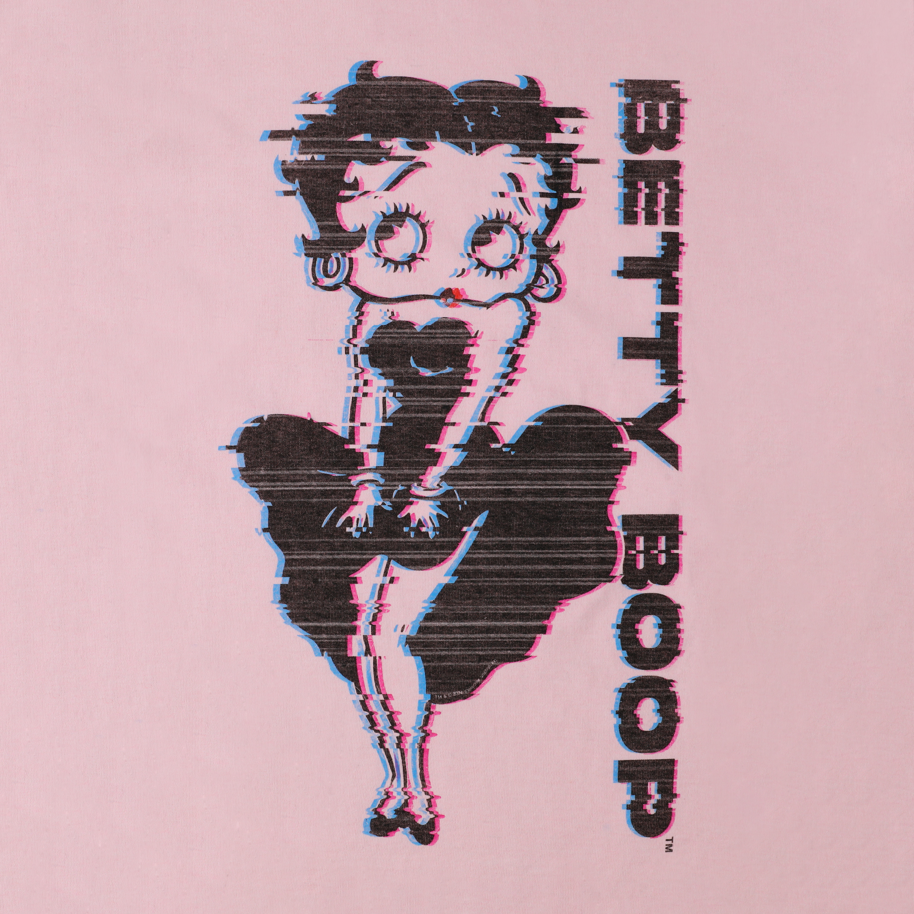 Betty Boop Glitch Graphic Tee