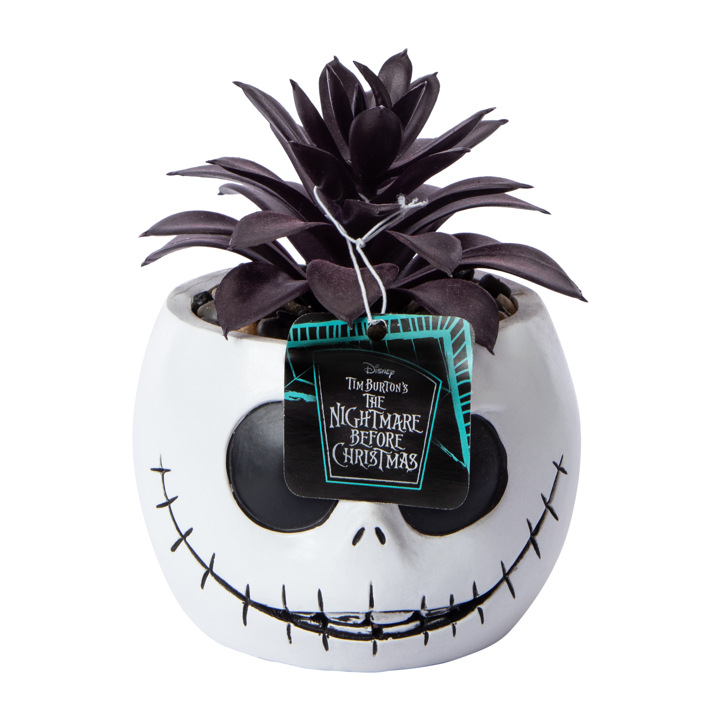 Disney Tim Burton's The Nightmare Before Christmas Jack Skellington Faux Succulent Terrarium