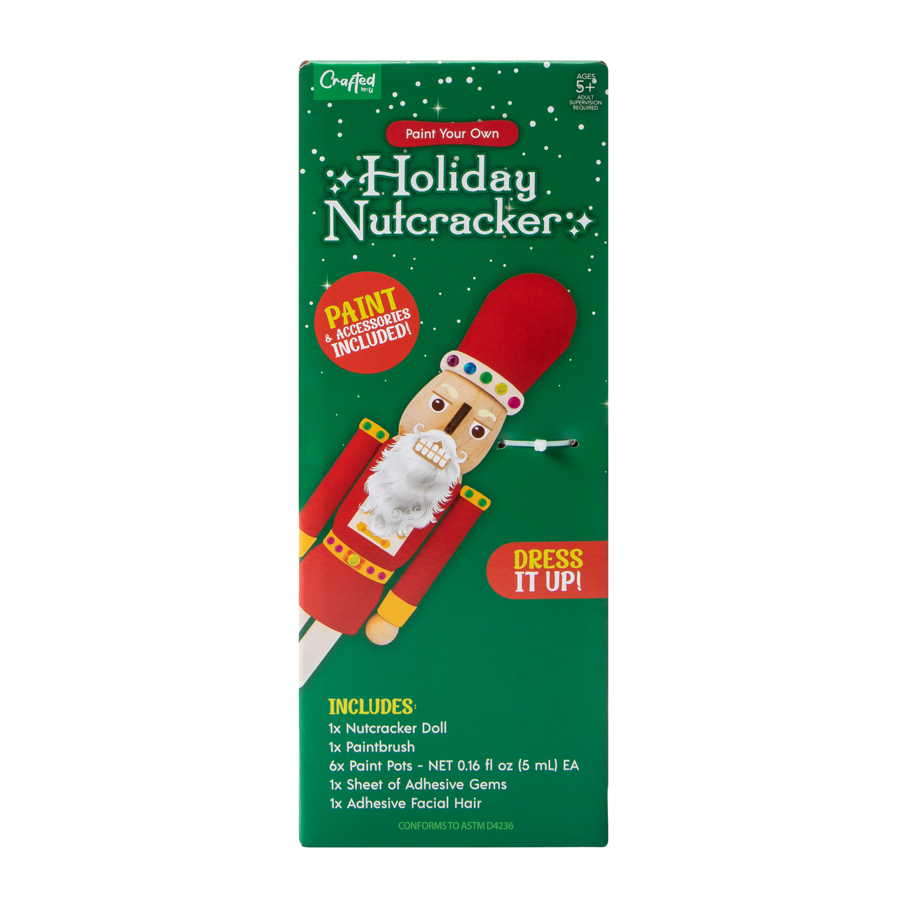 Christmas Paint Your Own Holiday Nutcracker Set