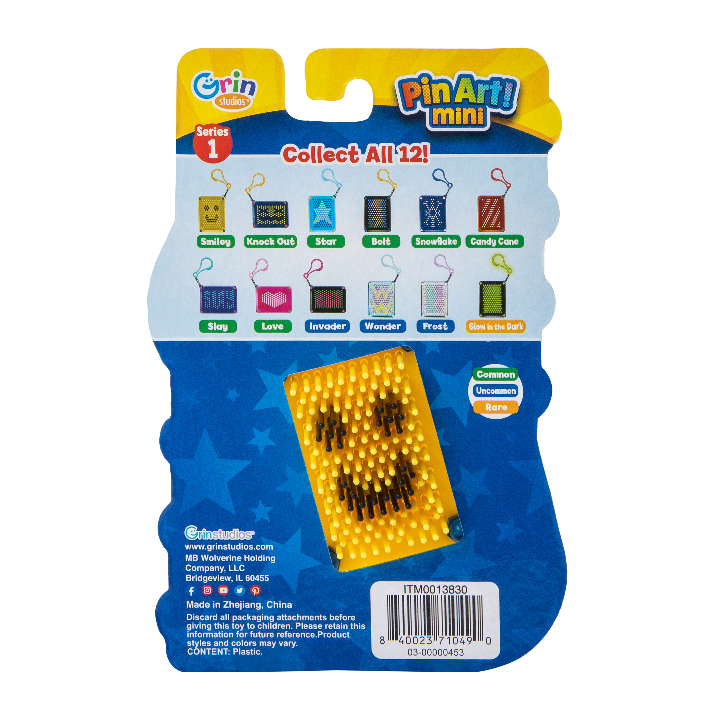 Grin Studios® Pin Art! Mini Toy (Styles May Vary)