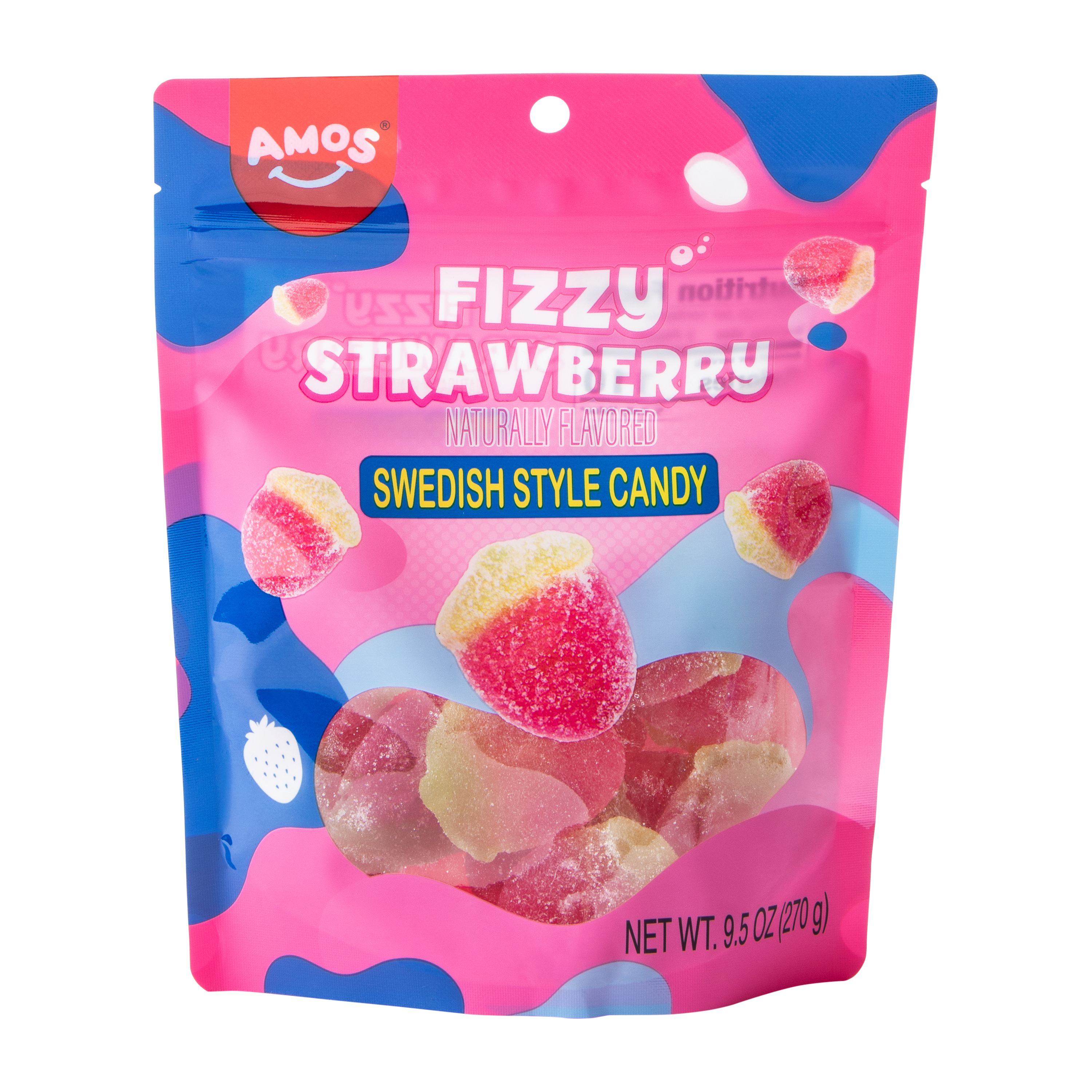 sweet strawberry様 リクエスト 5点 まとめ商品 Amos® Fizzy Strawberry Swedish Style Candy 9.5oz | Five Below