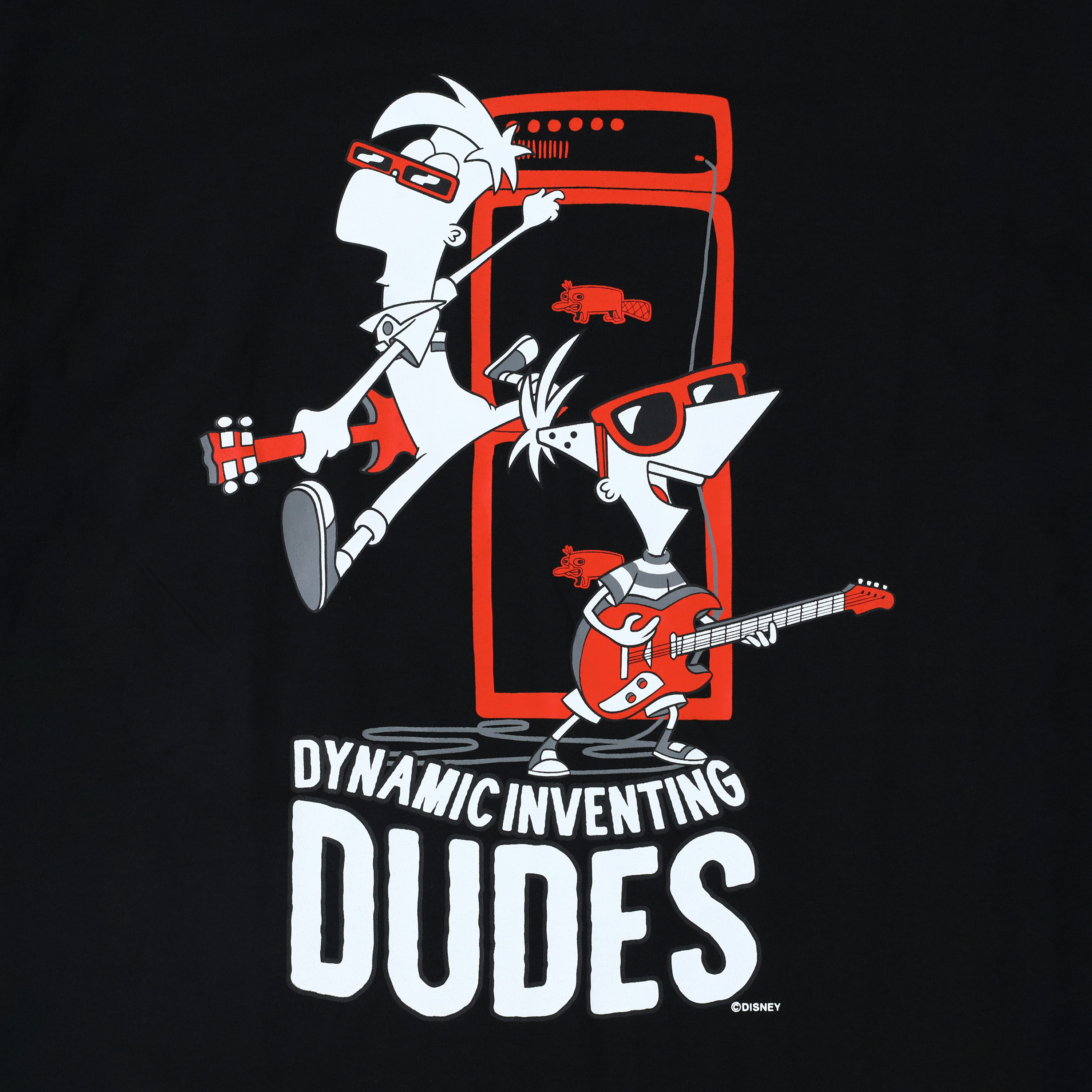 Disney Phineas and Ferb Dynamic Inventing Dudes Graphic Tee