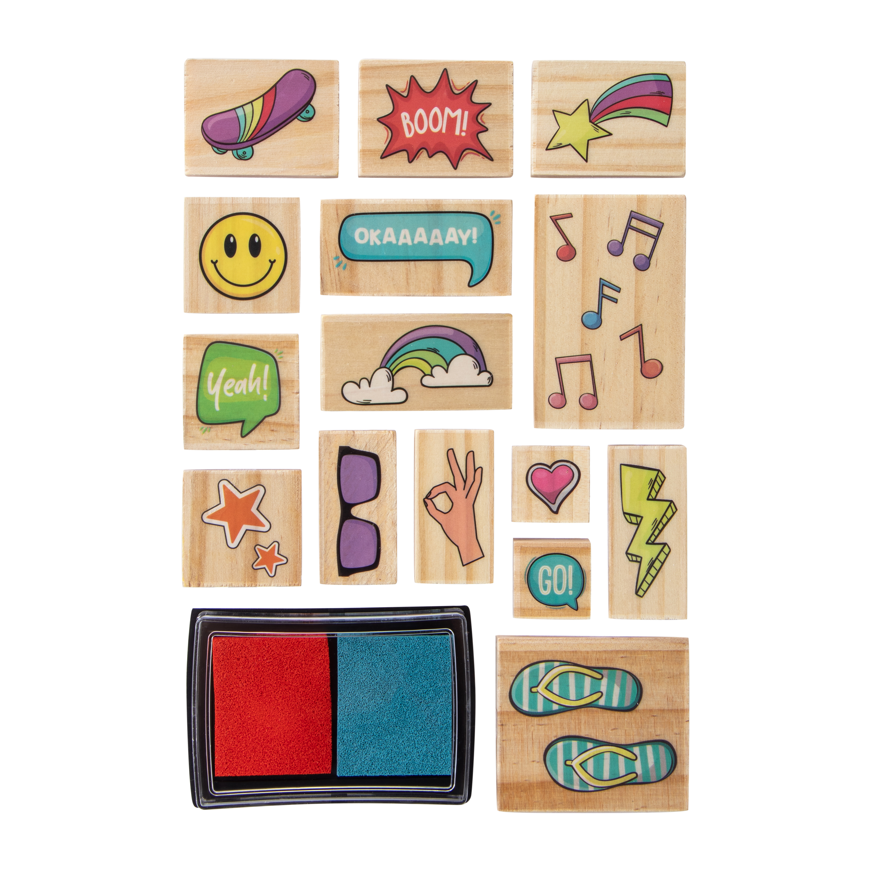 Avec Wooden Stamp Set