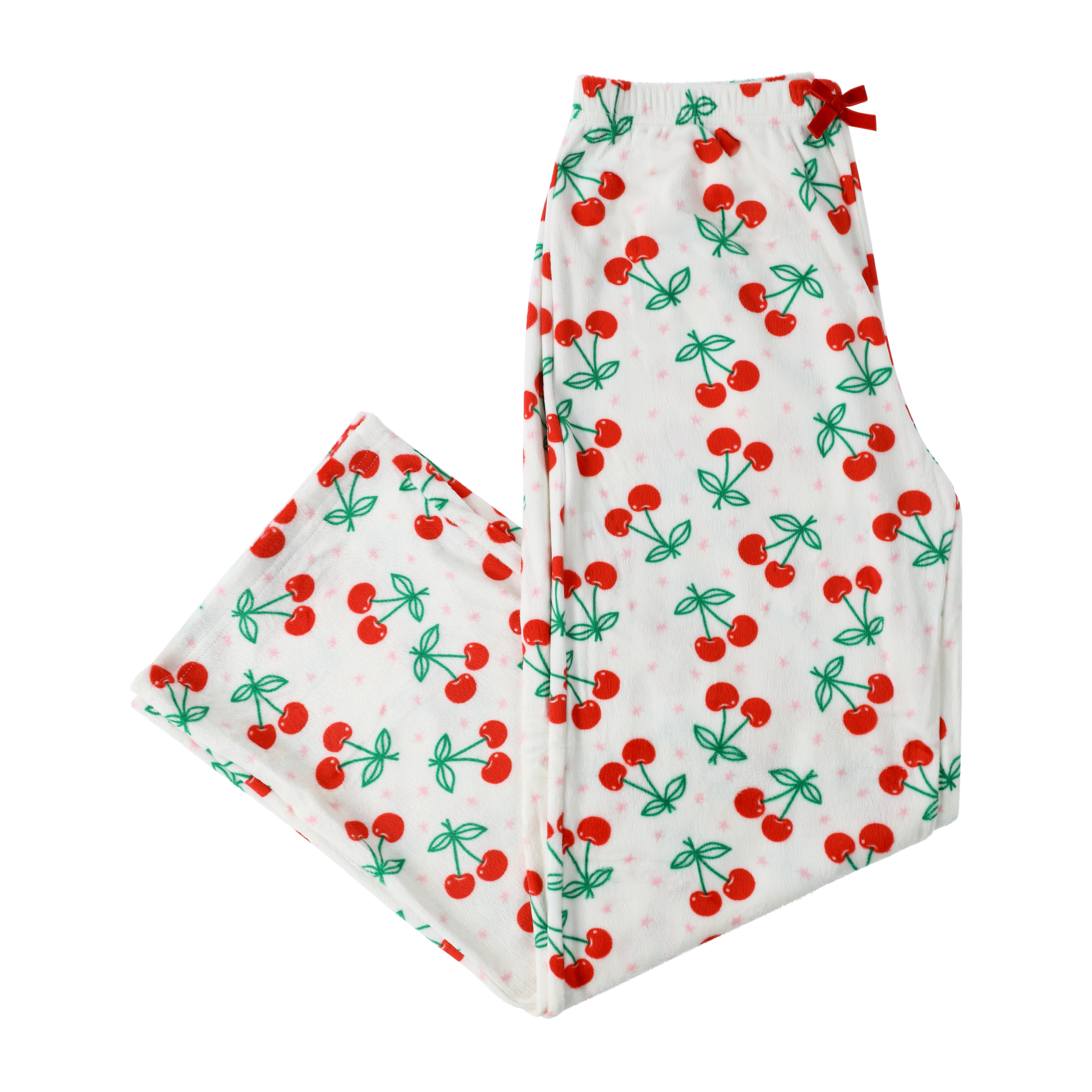 Printed Plush Lounge Pants