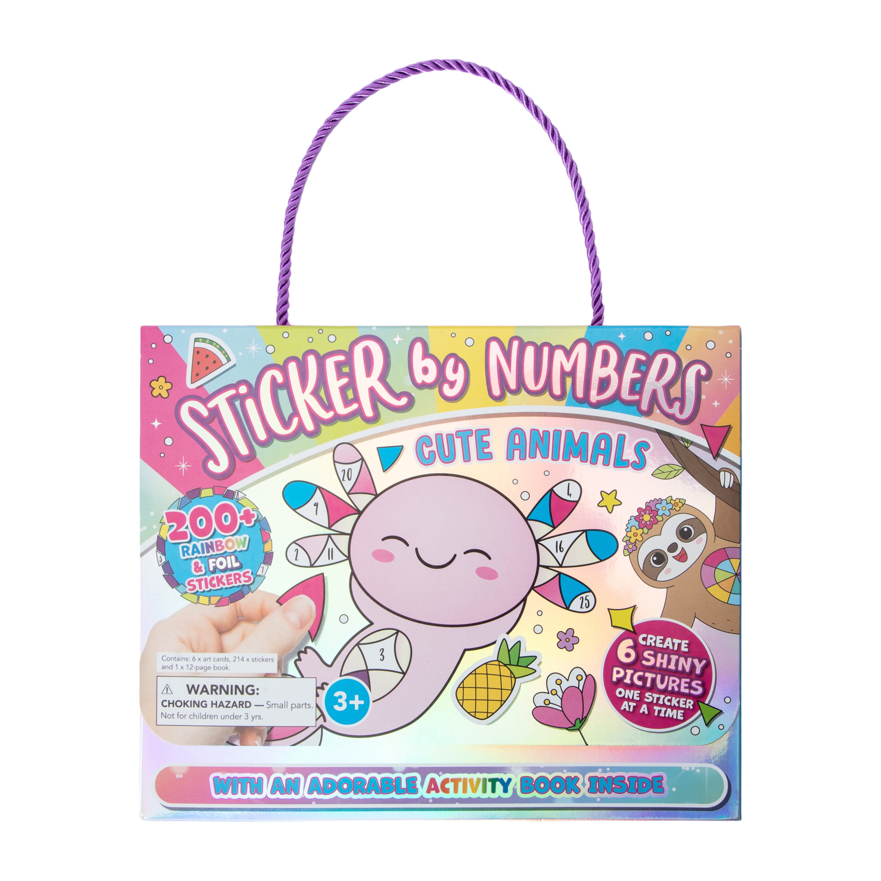 Sticker By Numbers Cute Animals Set