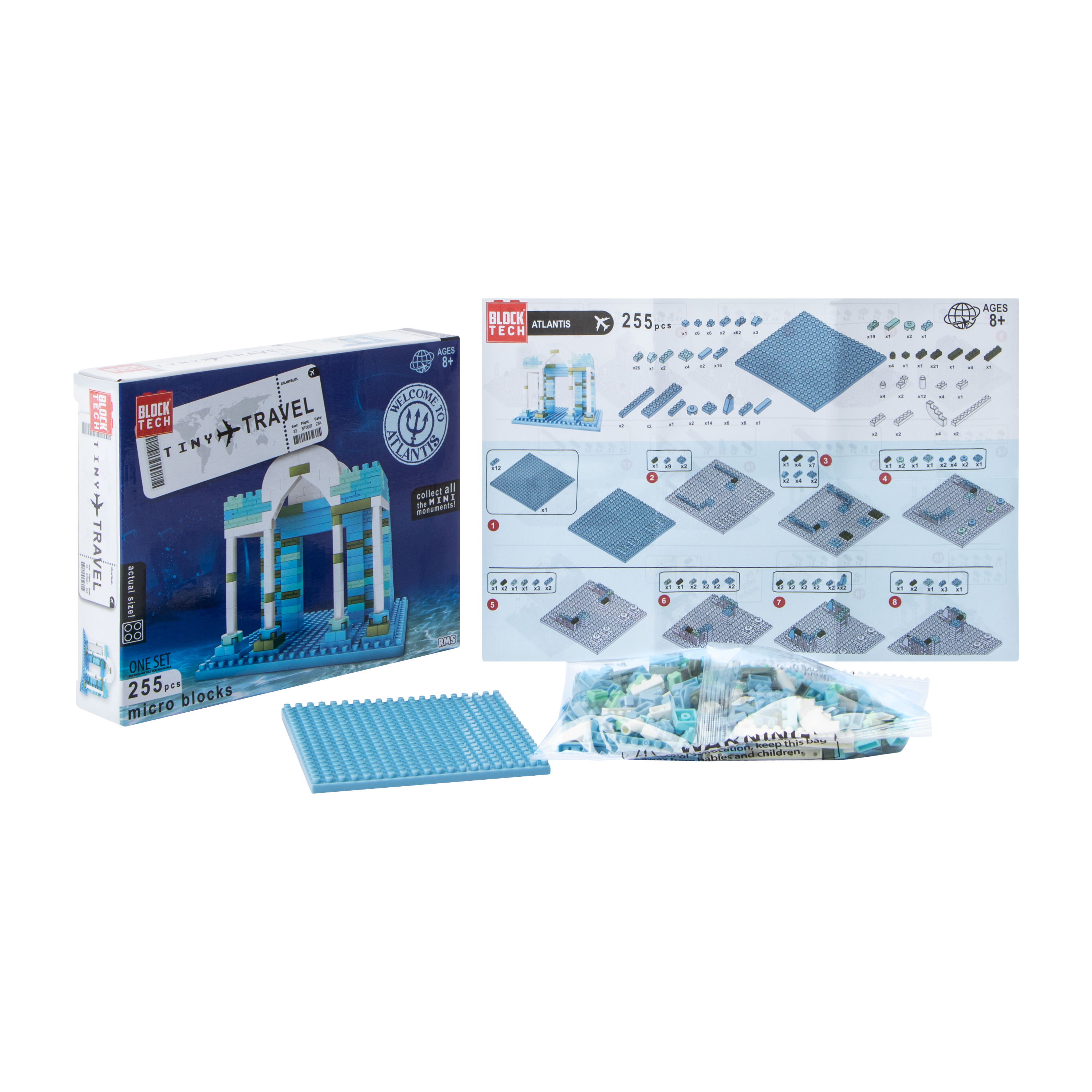 Block Tech® Tiny Travel Mini Monuments Set