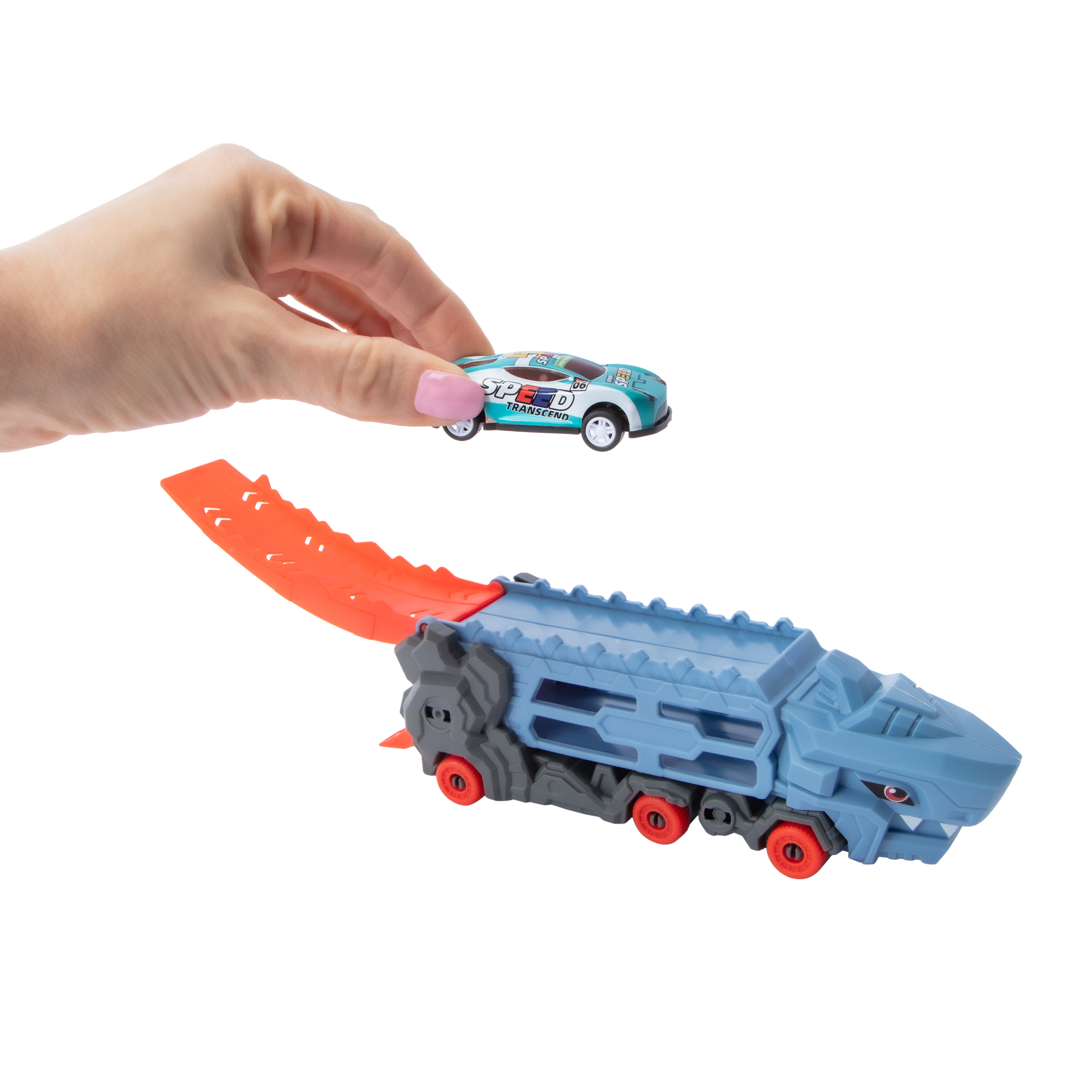 Mini Shark Transporter Toy Set