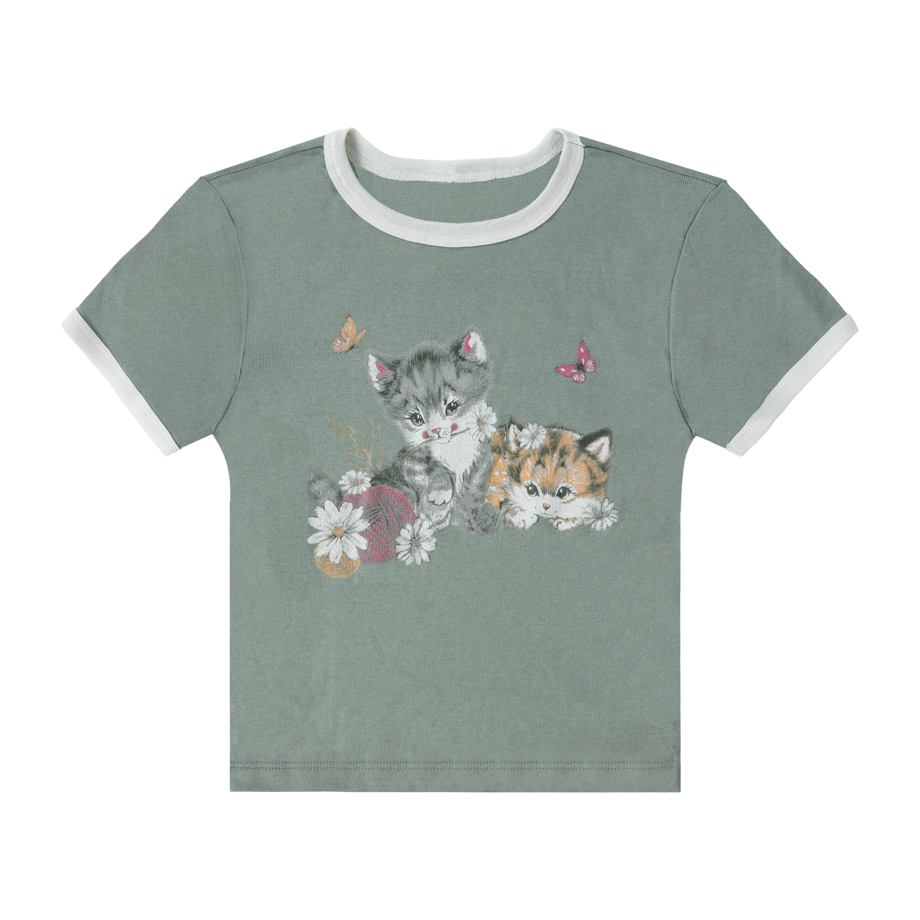 Juniors Kittens Graphic Tee