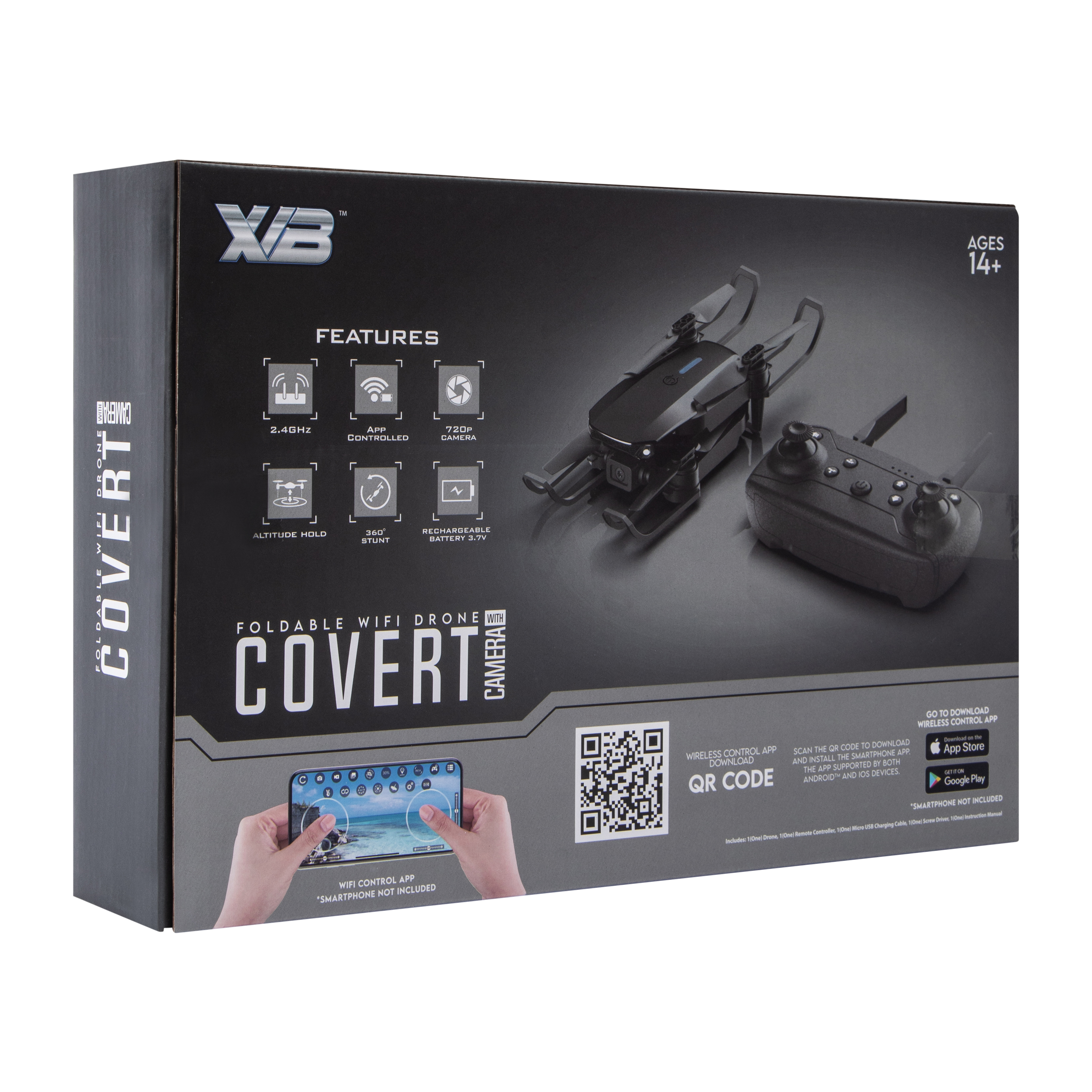 XVB™ Covert Foldable Wifi Drone With Camera