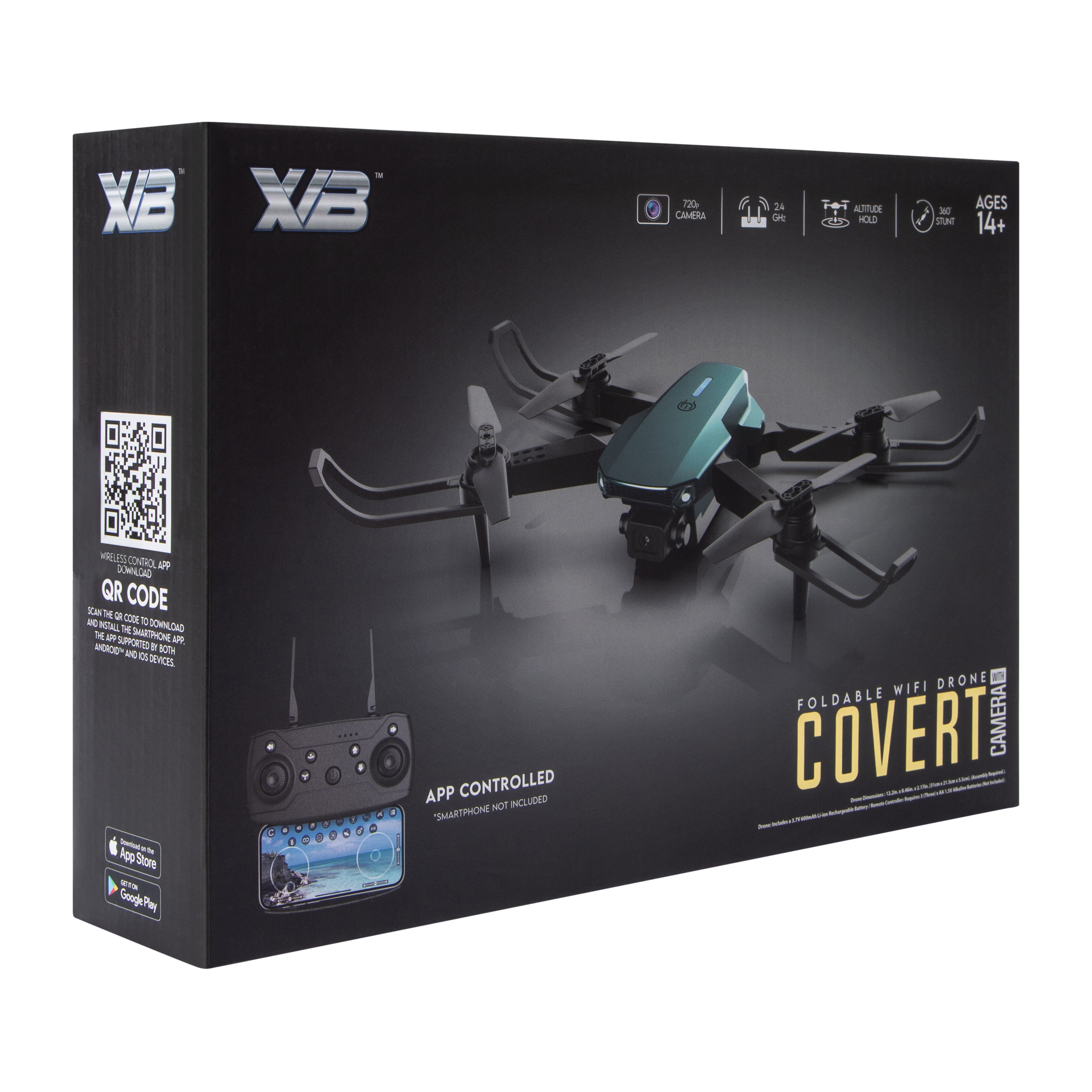 XVB™ Covert Foldable Wifi Drone With Camera