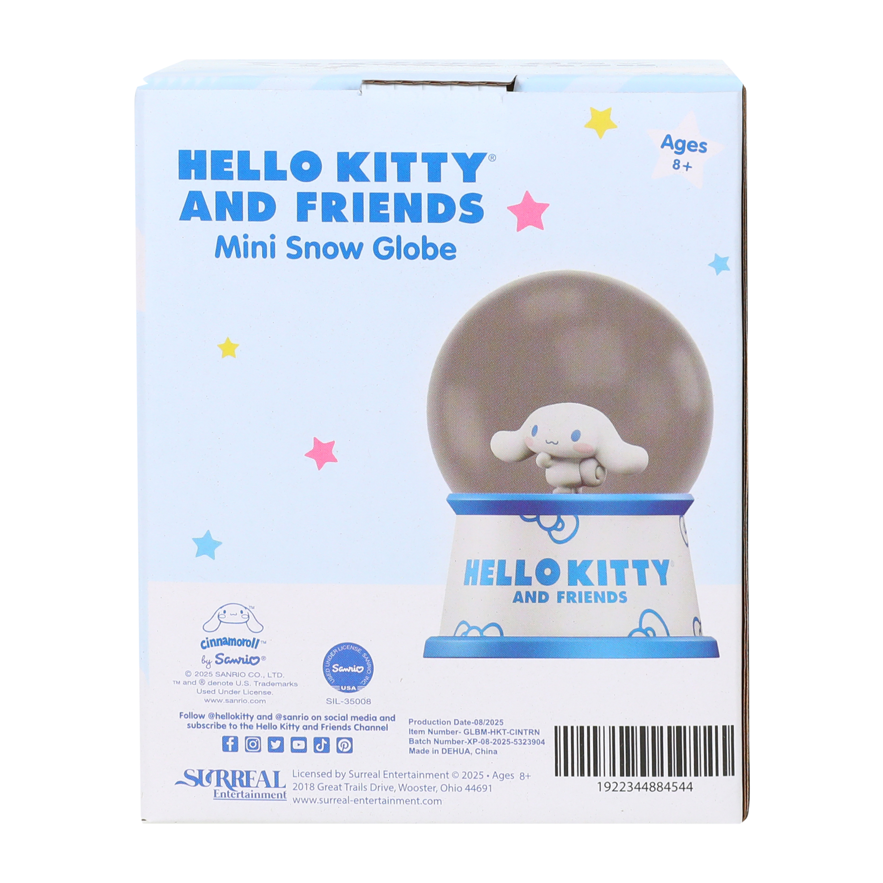 Hello Kitty And Friends® Mini Snow Globe