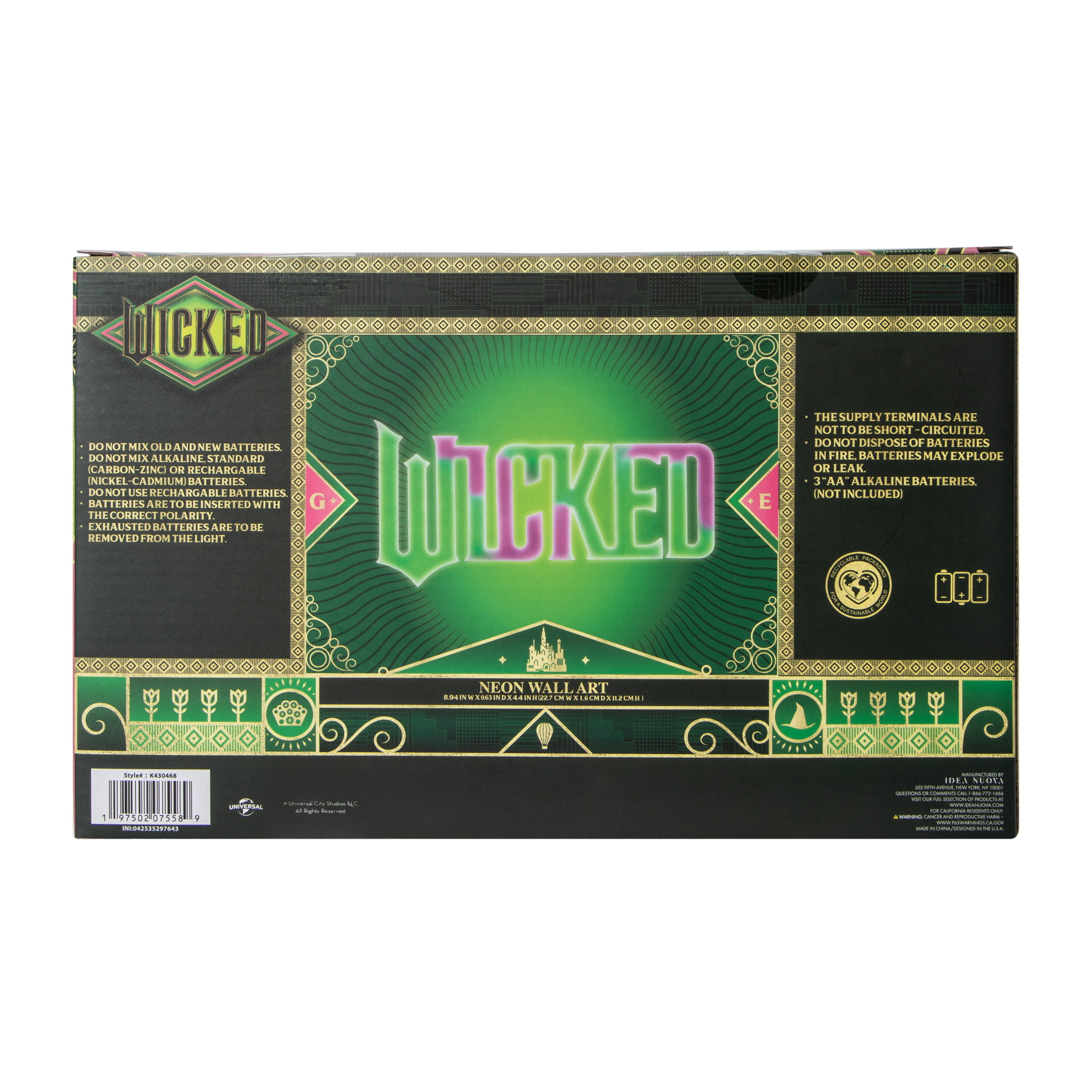 Wicked Neon Wall Art