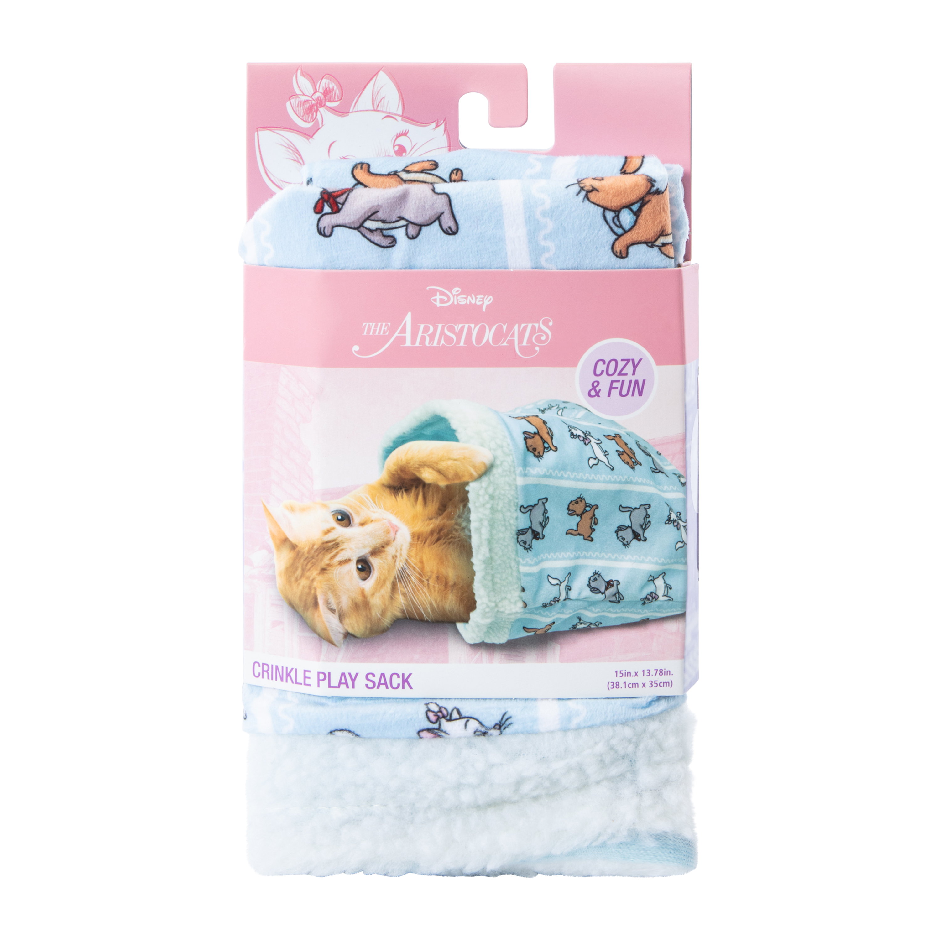 Disney The Aristocats Pet Crinkle Play Sack