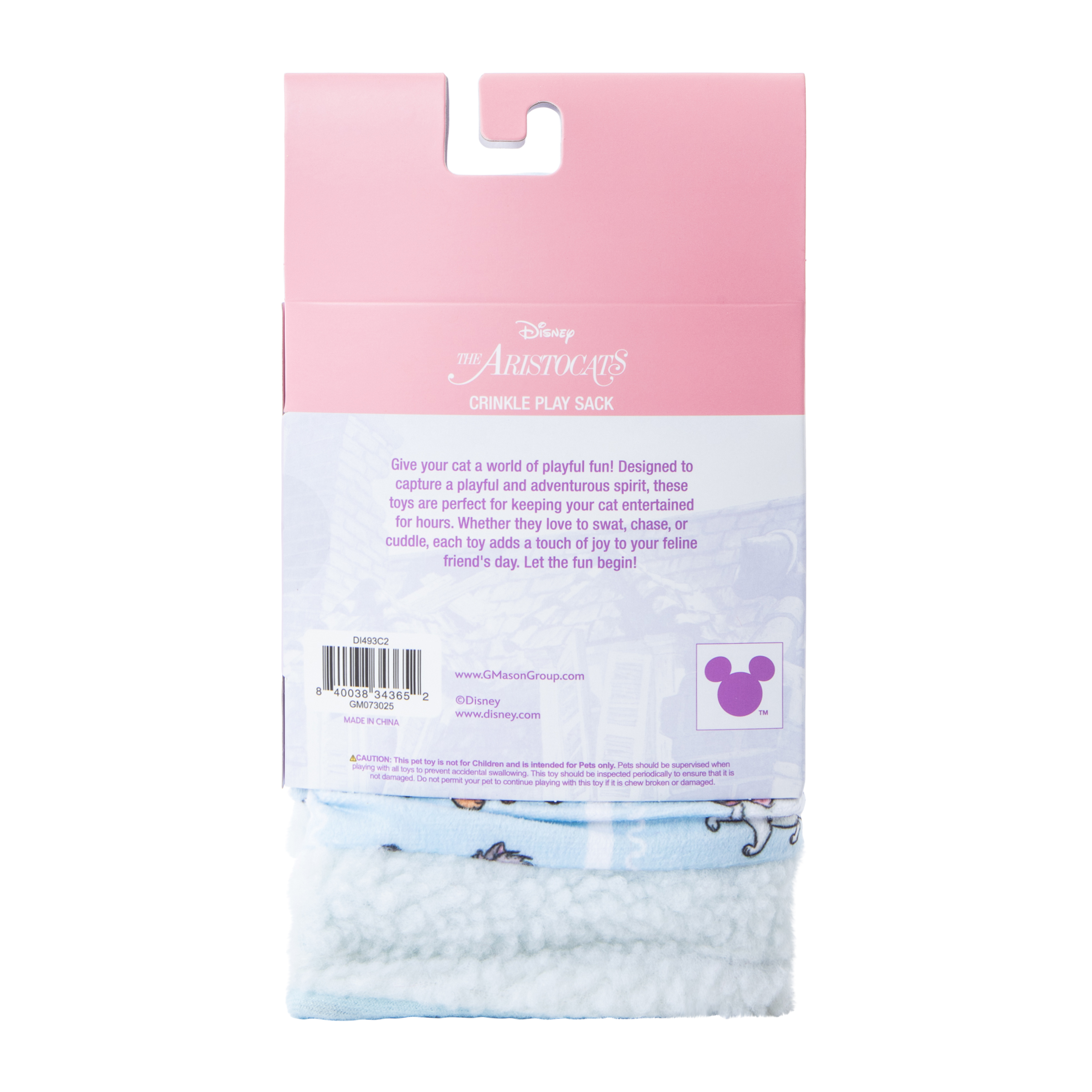 Disney The Aristocats Pet Crinkle Play Sack