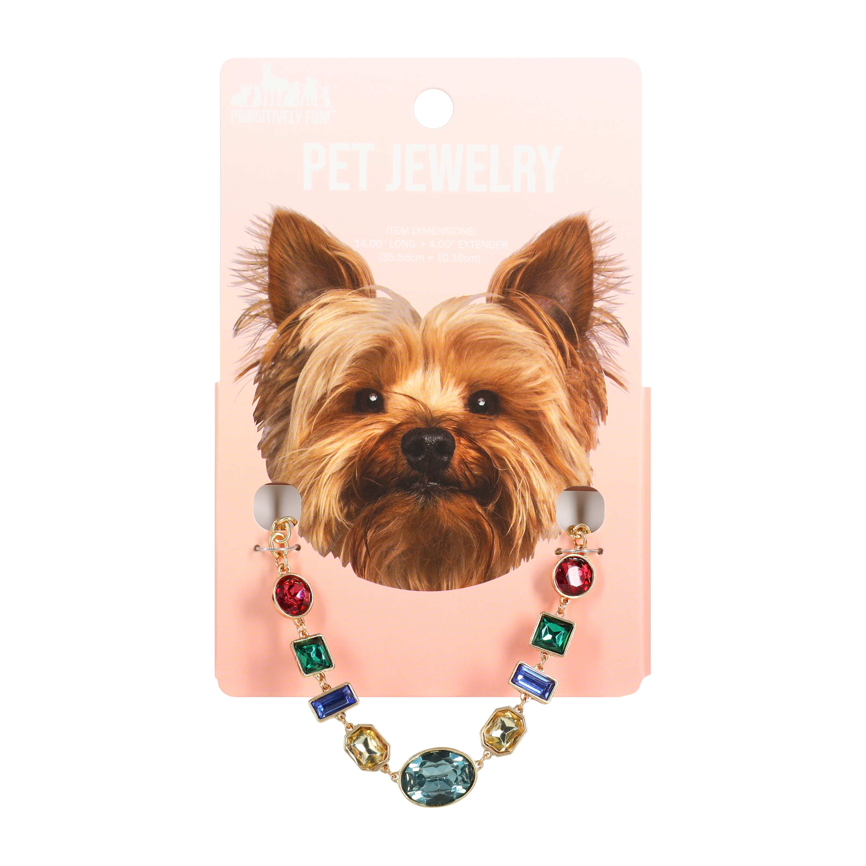 Pawsitively Fun! Small Pet Jewelry 14in