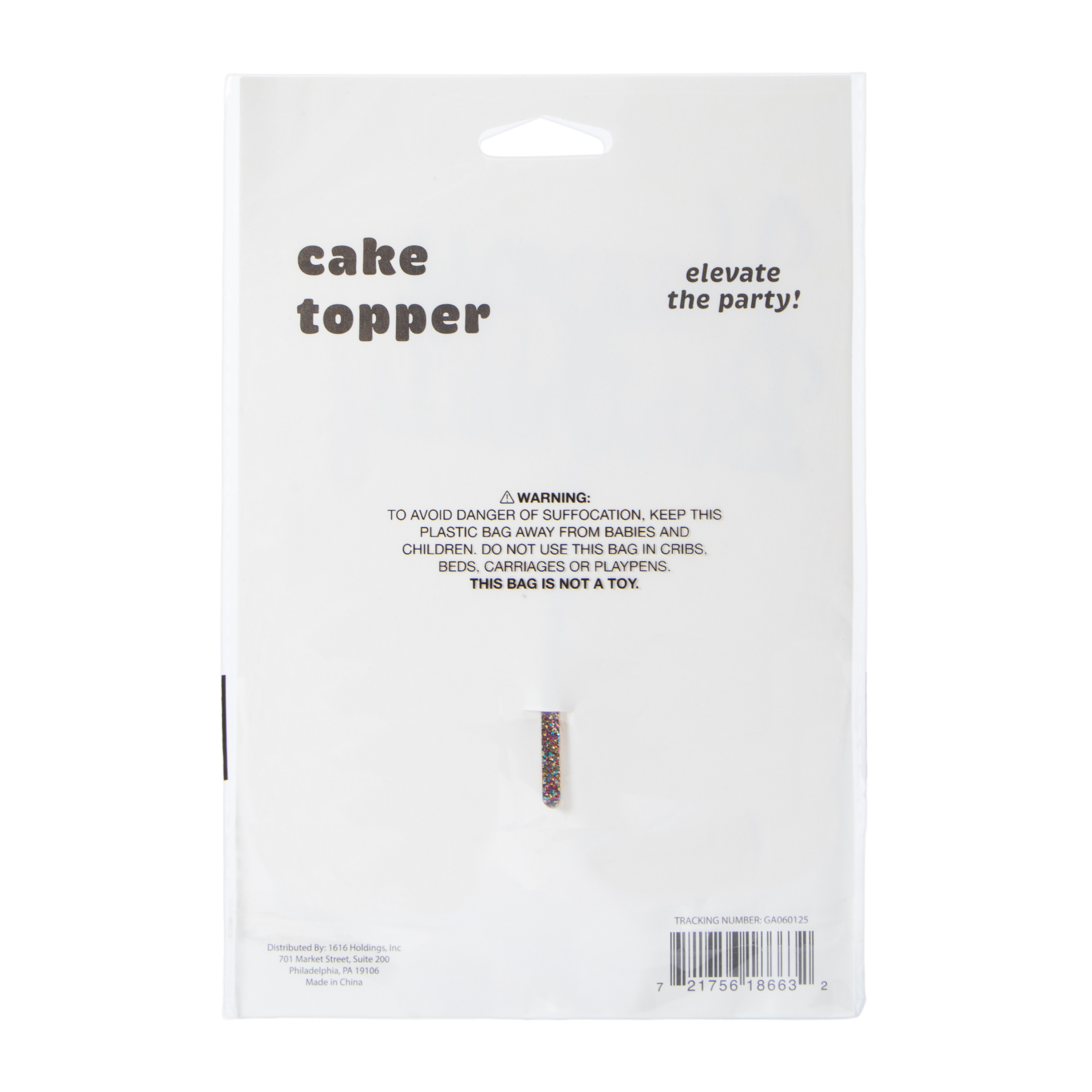 Happy Birthday Cake Topper