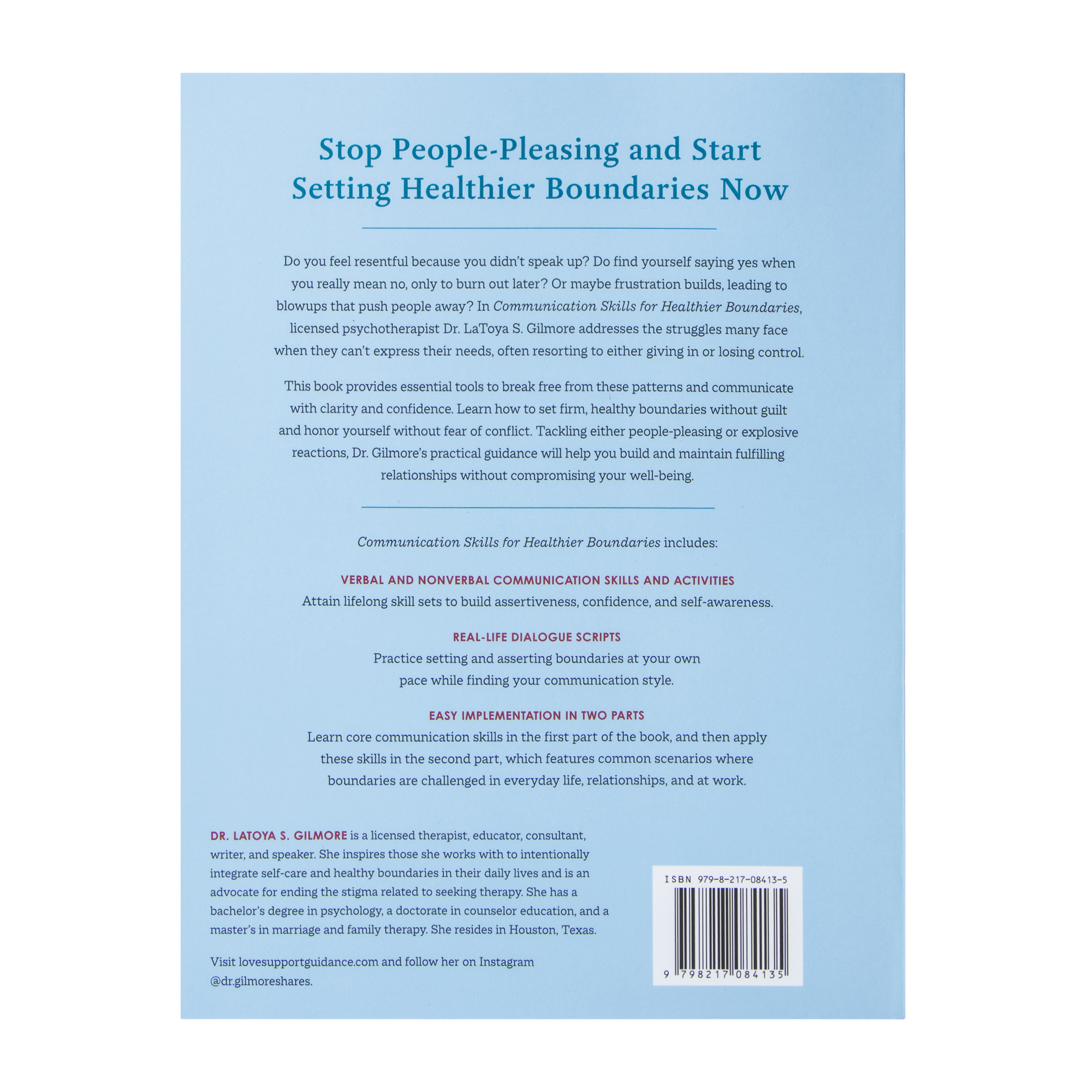 Communication Skills For Healthier Boundaries Book