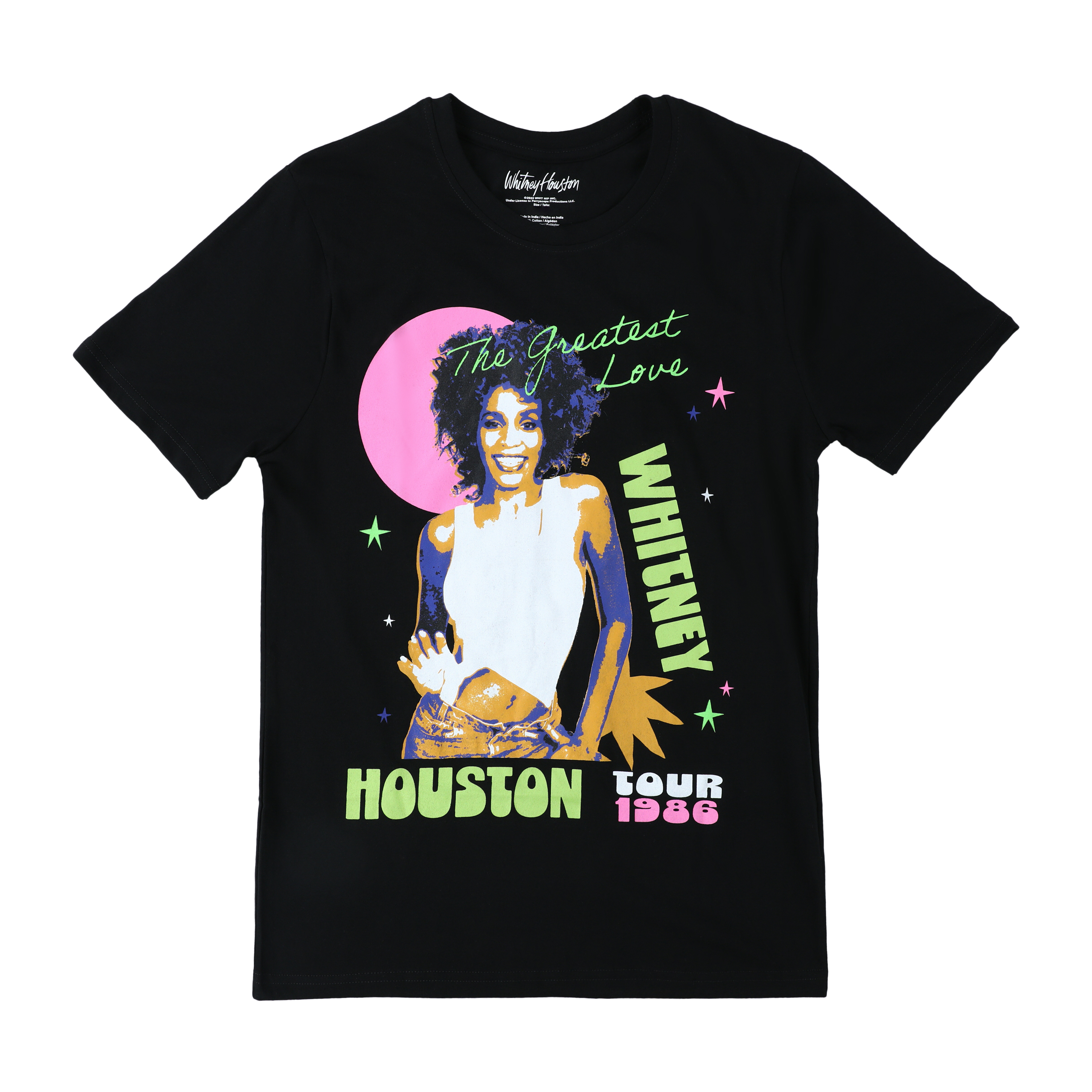 ホイットニーヒューストン Tシャツ Whitney Houston 1986 Tour Graphic Tee | Five Below