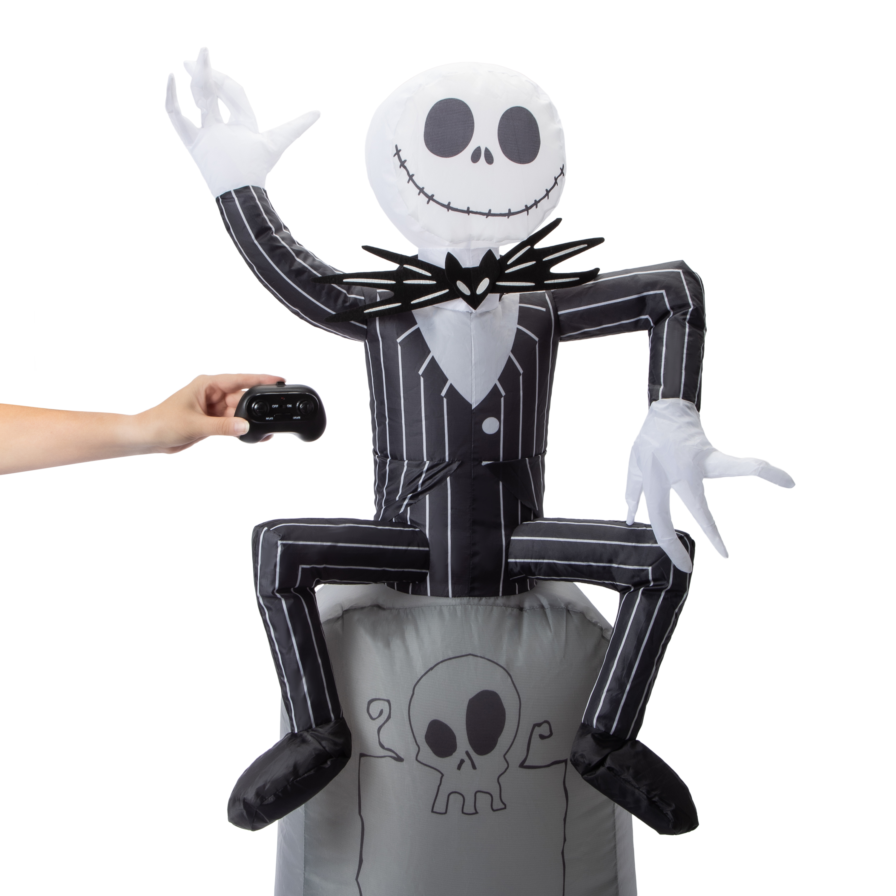 Disney Tim Burton's The Nightmare Before Christmas Remote Control Inflatable Jack Skellington