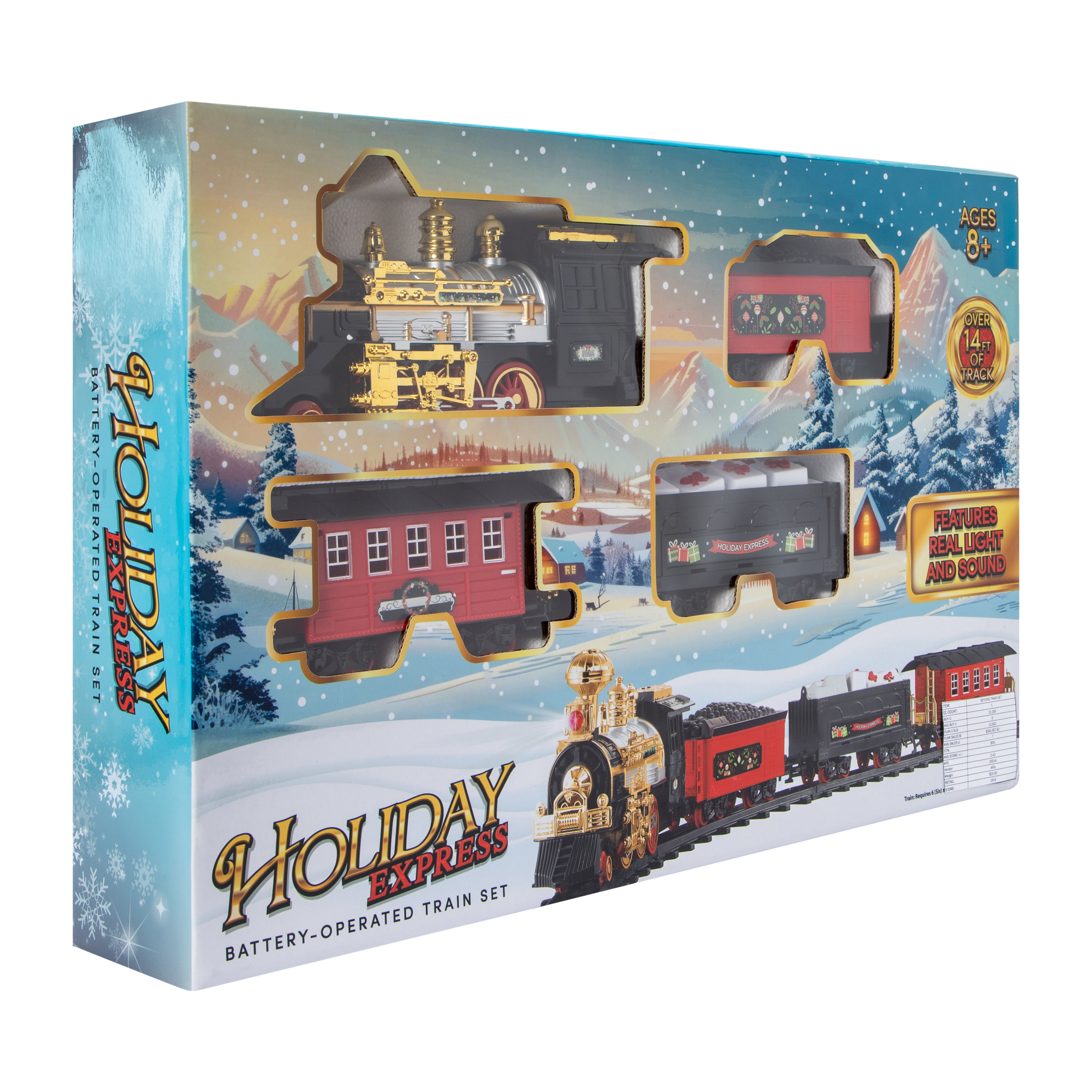 Holiday Express Battery-Operated Train Set