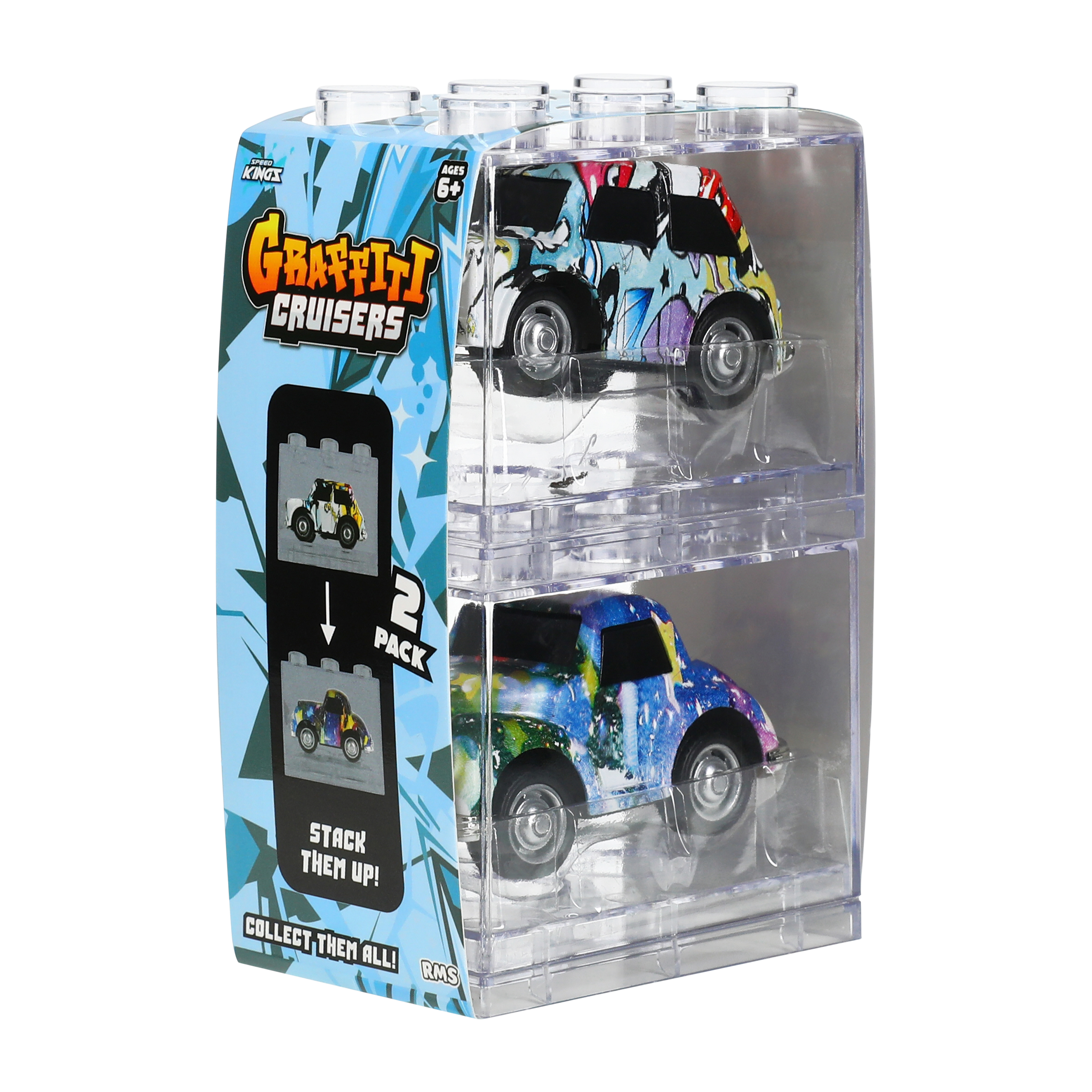 Speed Kings Graffiti Cruisers 2-Pack