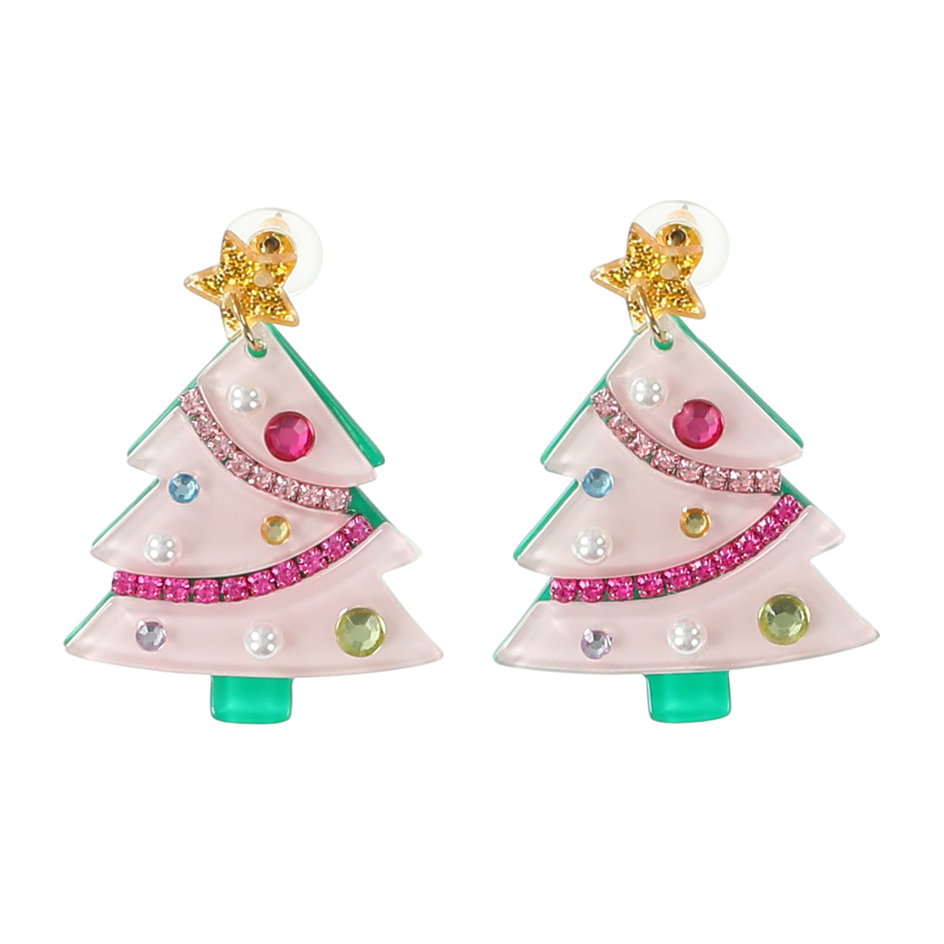 Christmas Tree Earrings 1-Pair