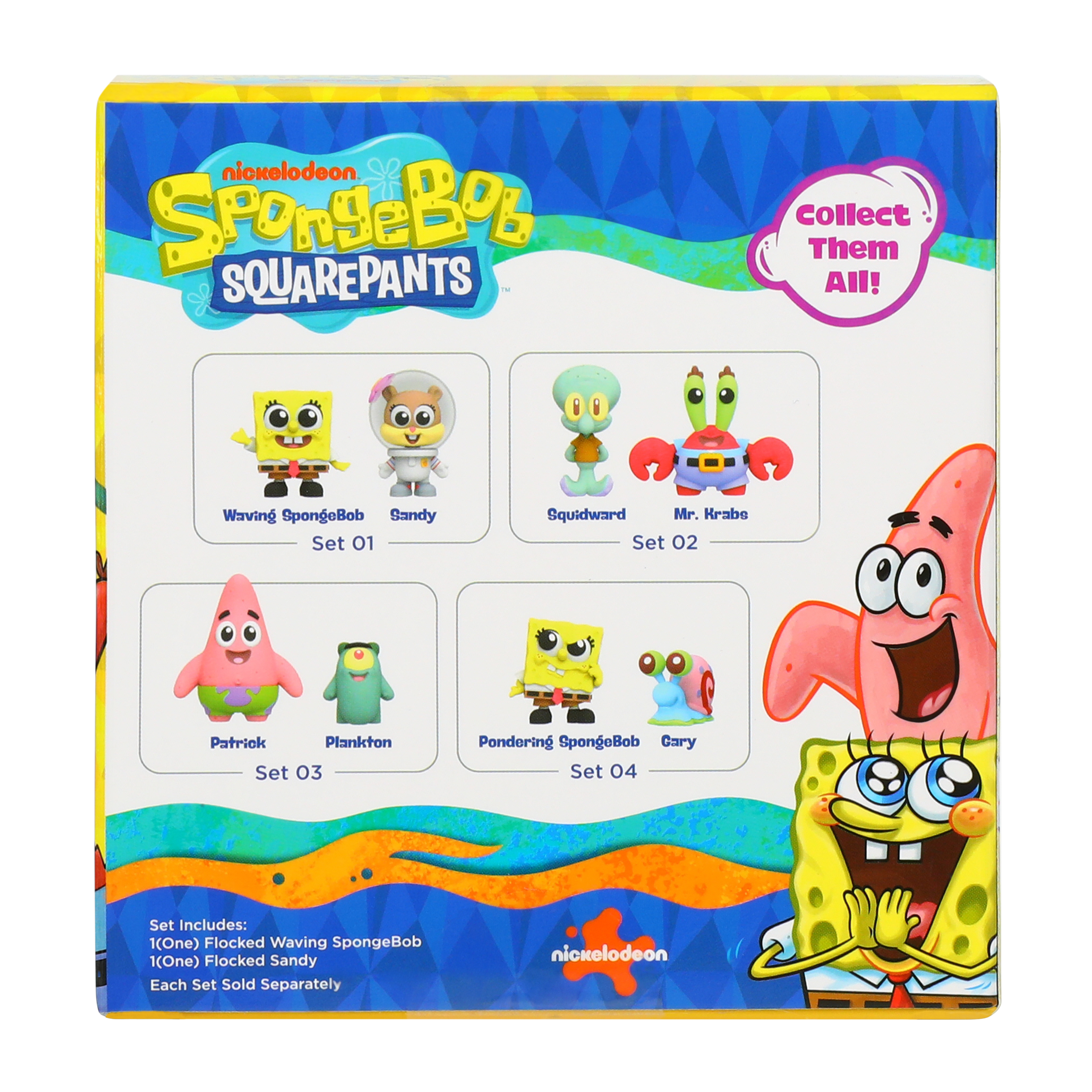 SpongeBob SquarePants™ Flocked Figures 2-Pack