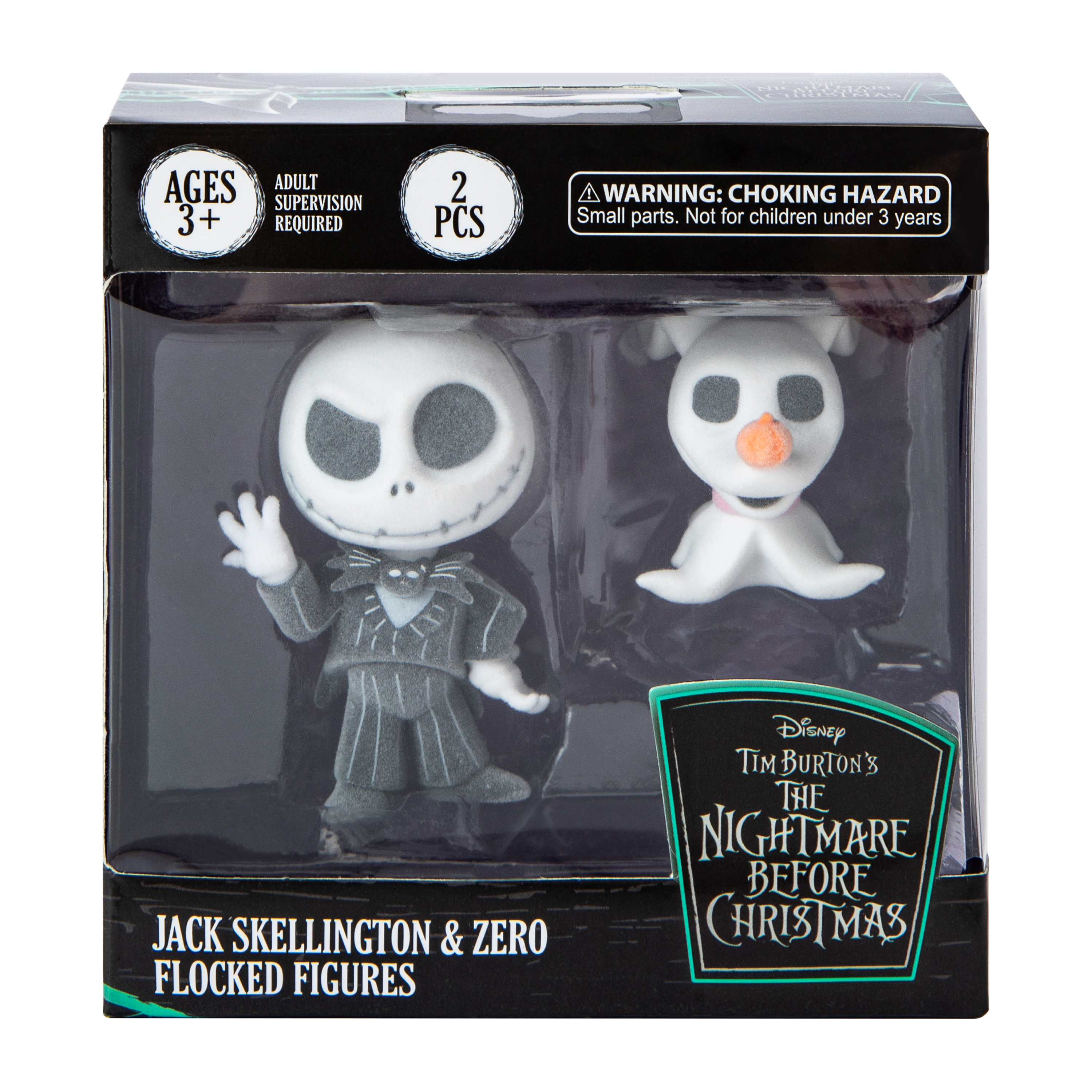 Disney Tim Burton's The Nightmare Before Christmas Flocked Figures