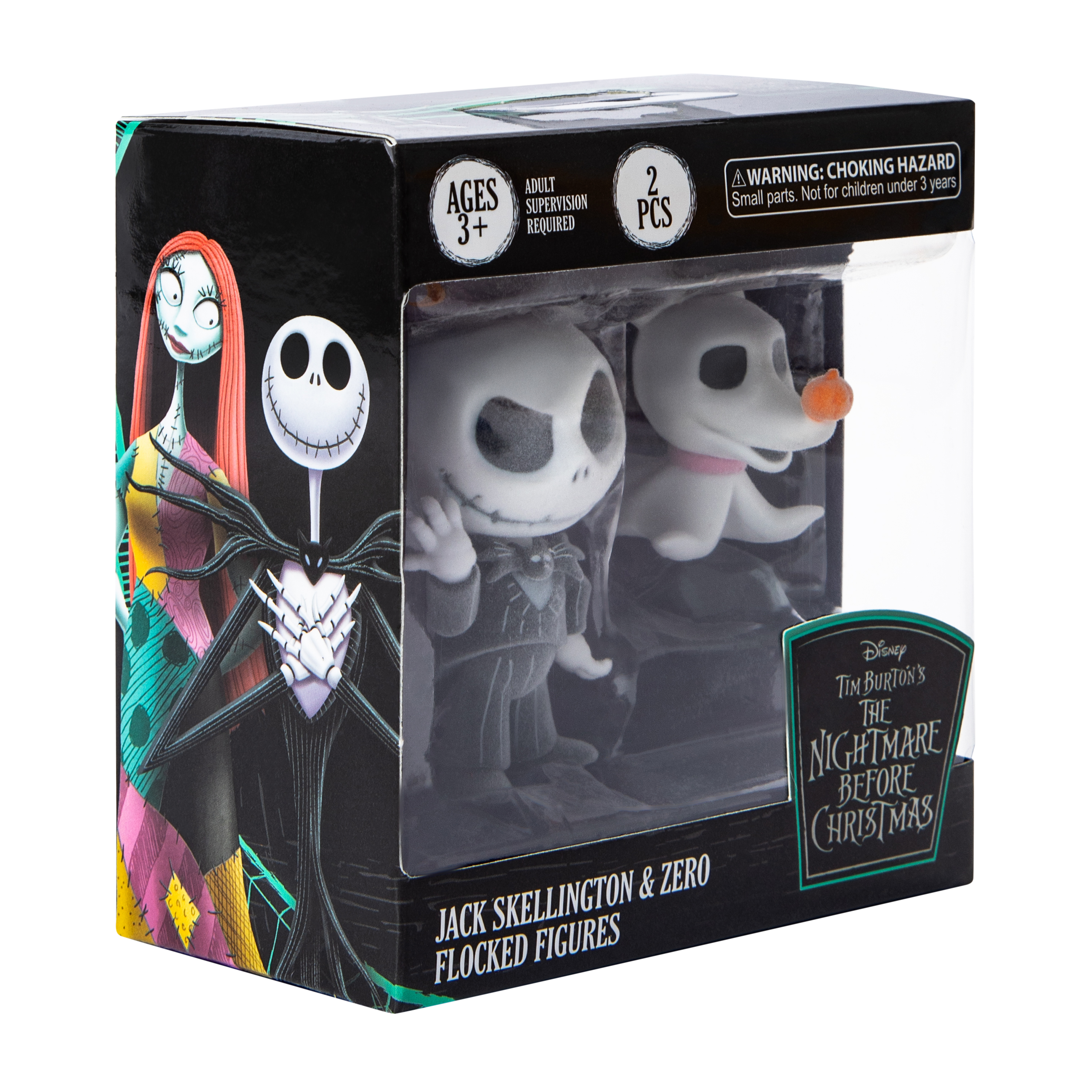 Disney Tim Burton's The Nightmare Before Christmas Flocked Figures