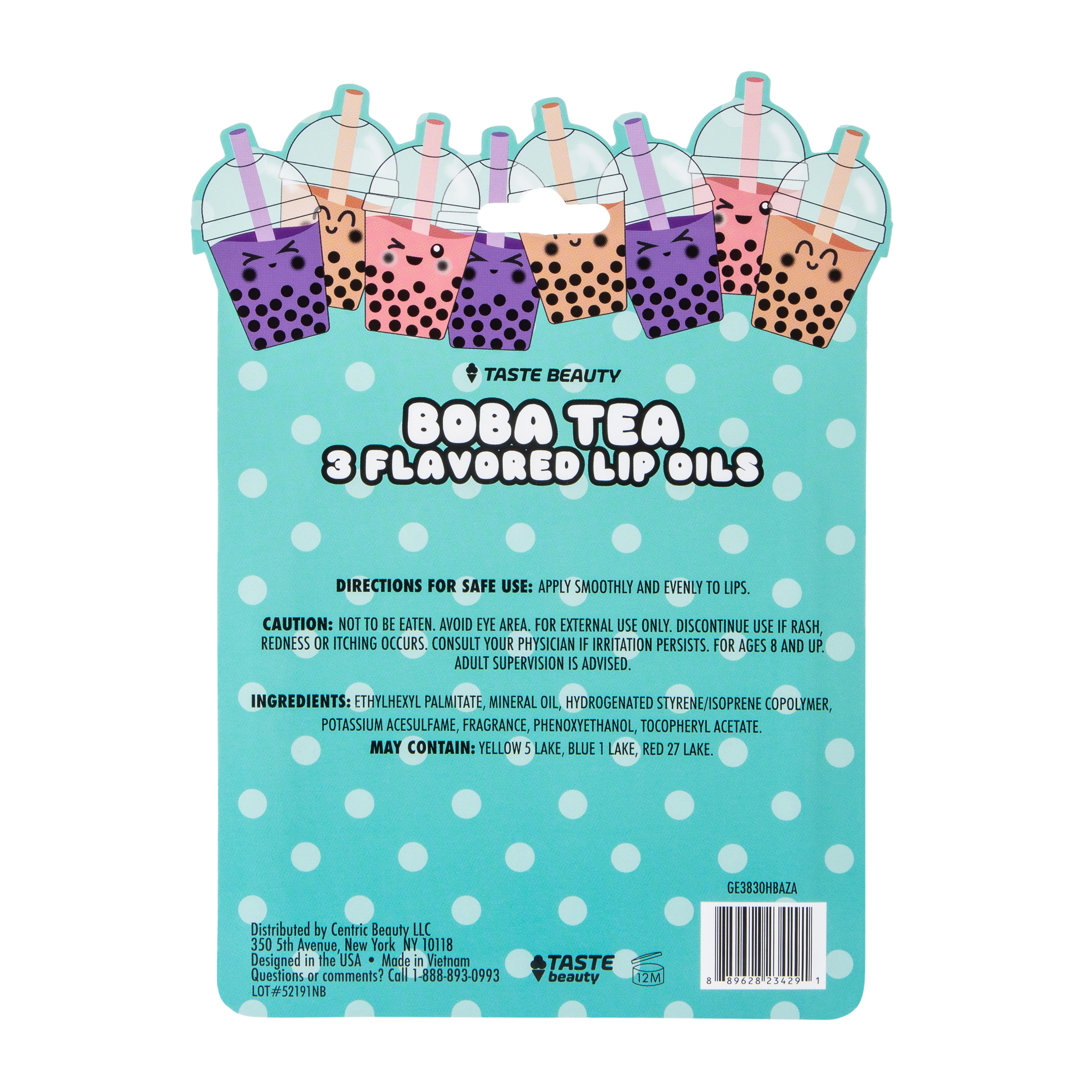 Flavored Lip Oils 3-Pack 0.42oz