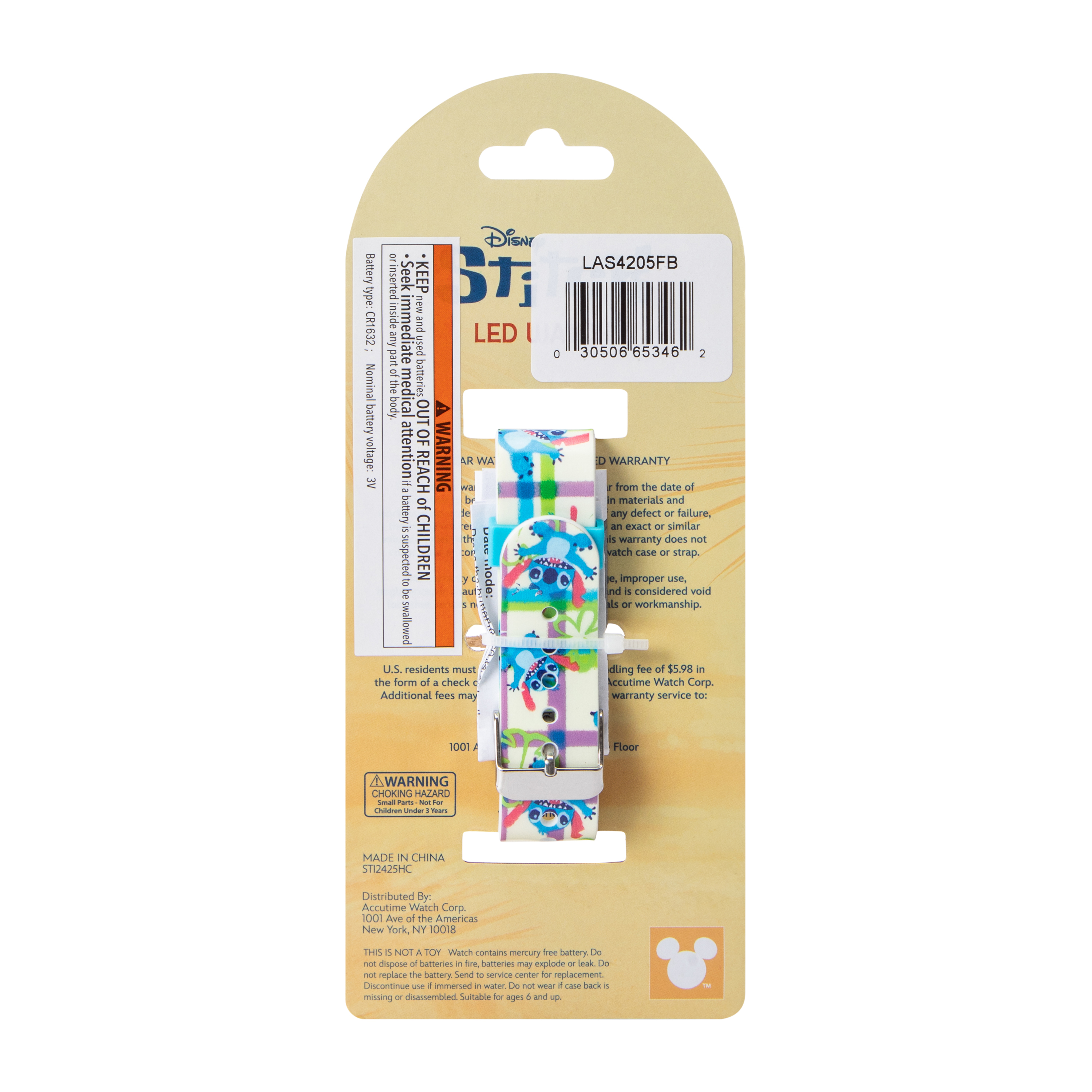 Disney Stitch LED Watch