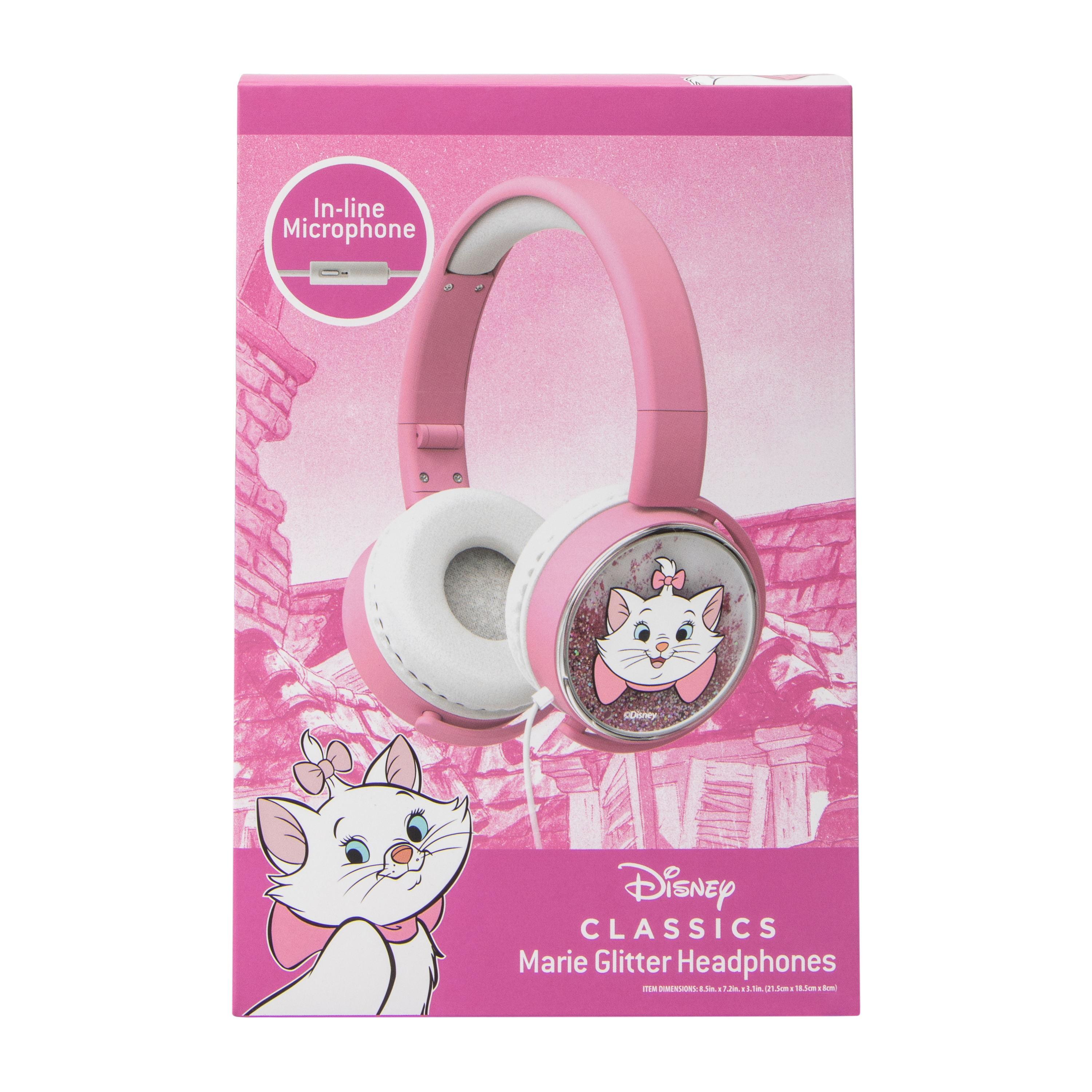 Disney Classics Marie Glitter Headphones