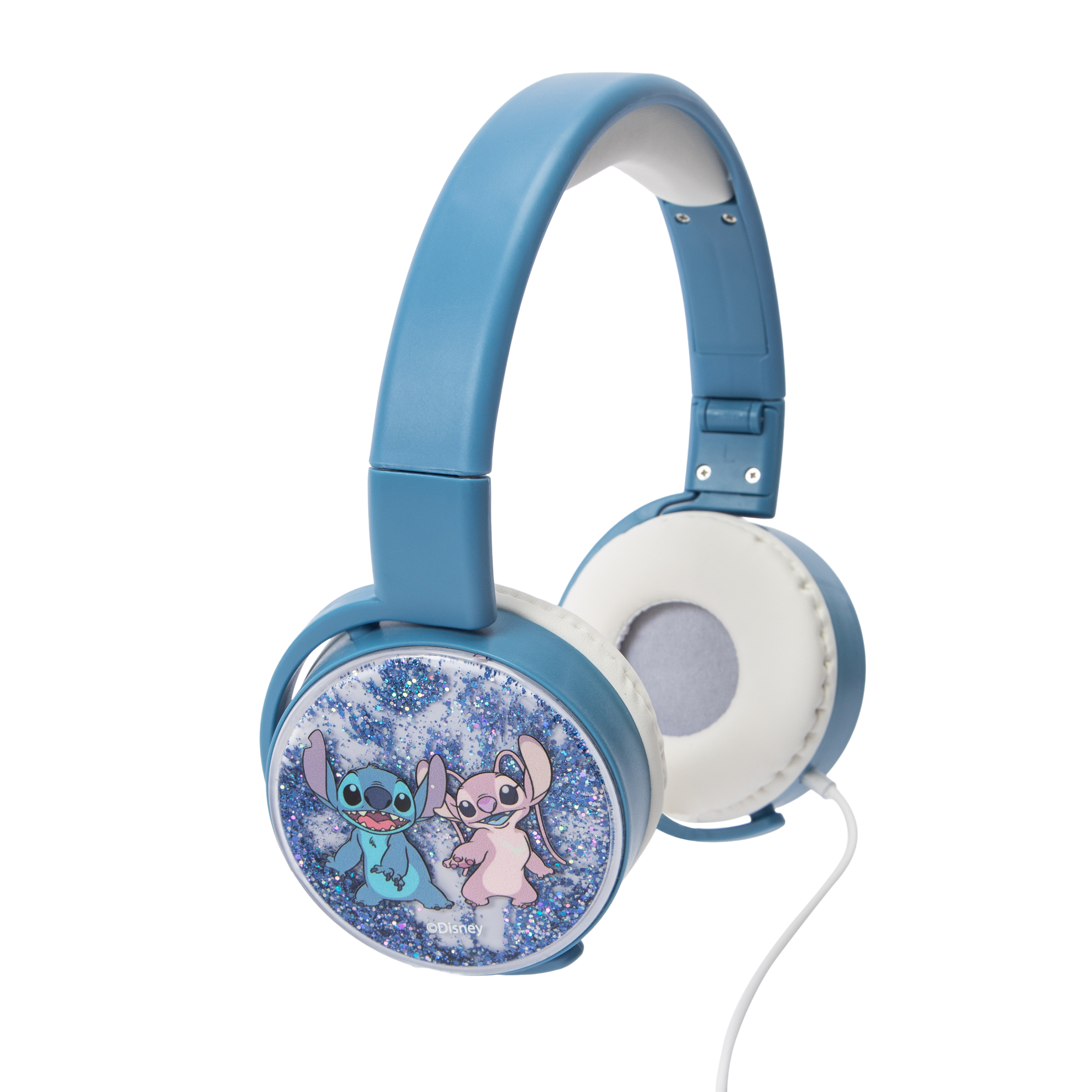 Disney Stitch Wired Glitter Headphones