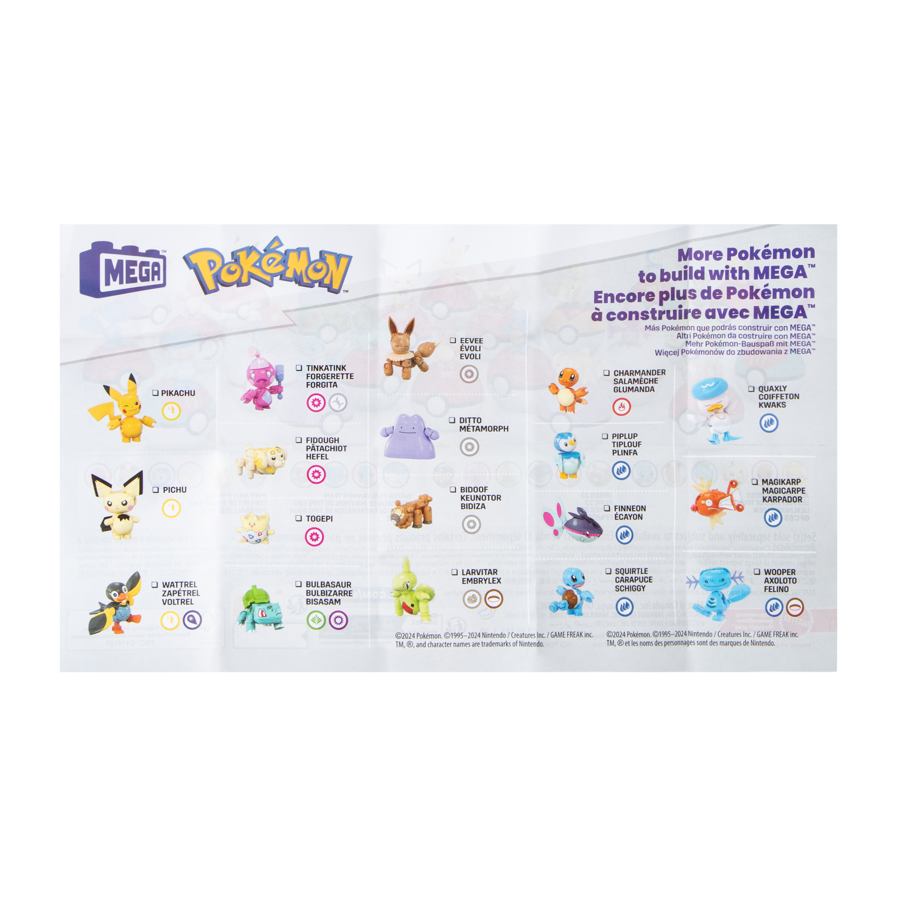 Mega™ Pokémon™ Figure Blocks Toy
