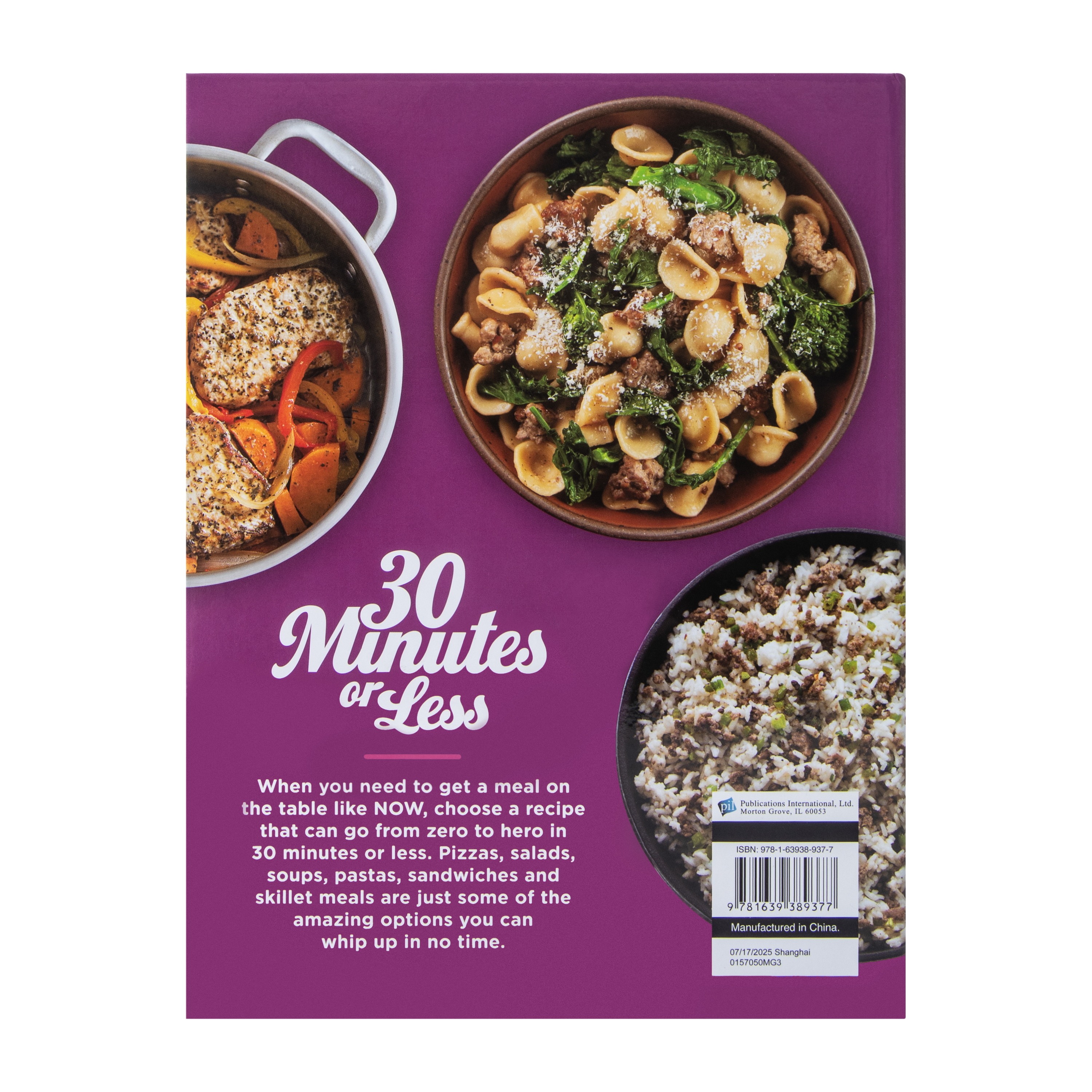 30 Minutes Or Less Recipe Book