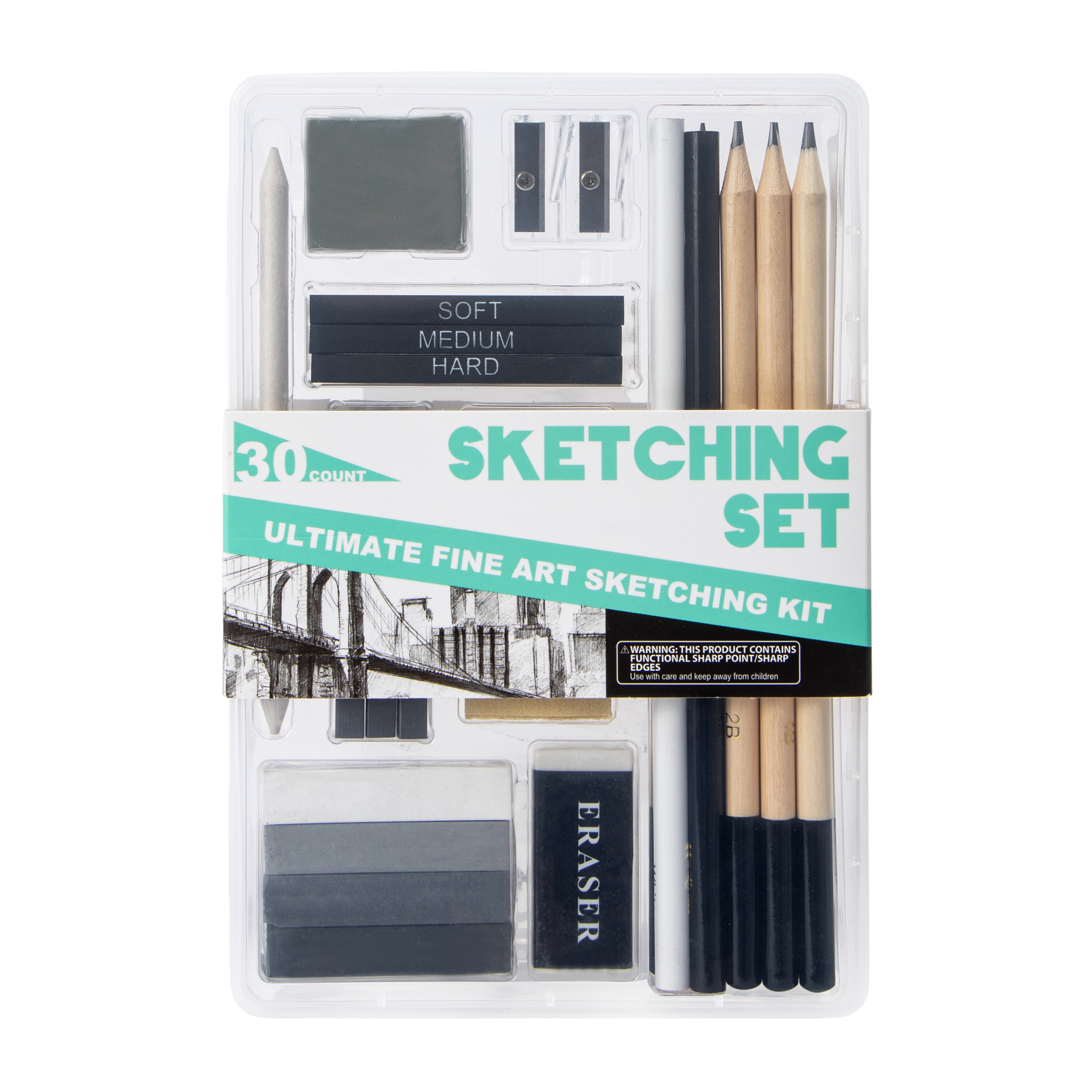 Ultimate Fine Art Sketching Set 30-Count